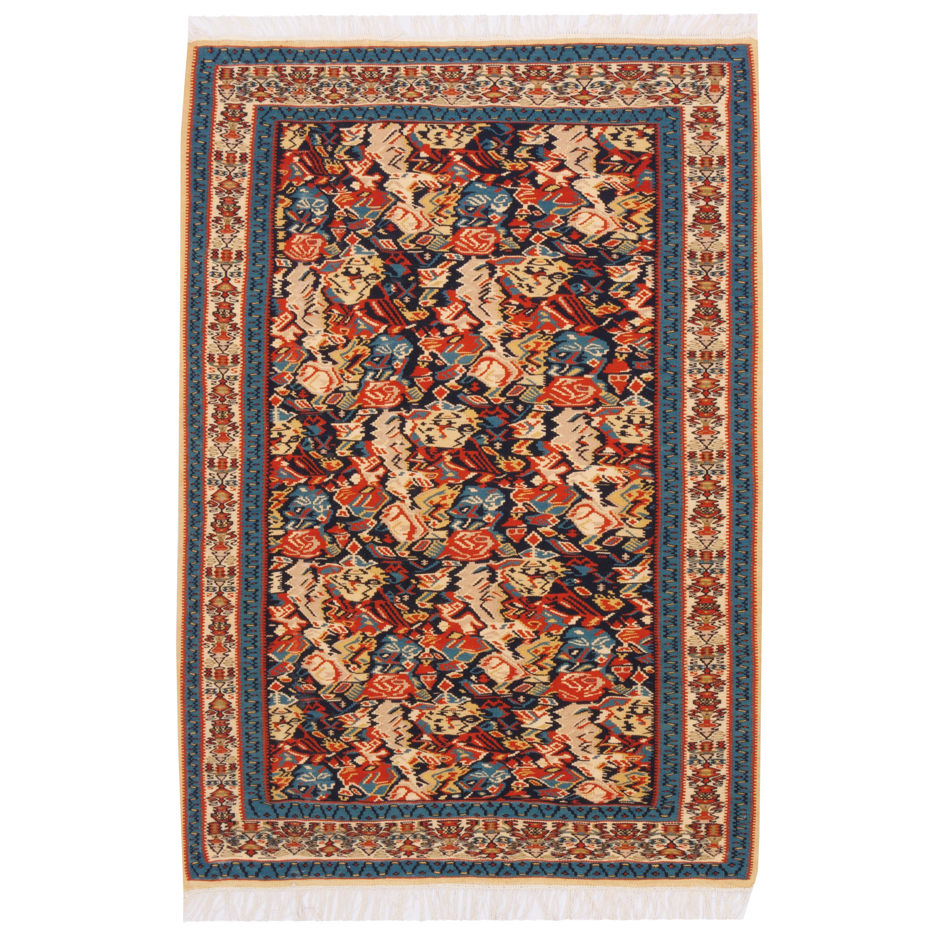 Sirjan Handmade Kilim — Sarasar | Full Wool | 104 × 150 cm | SKU 40101216