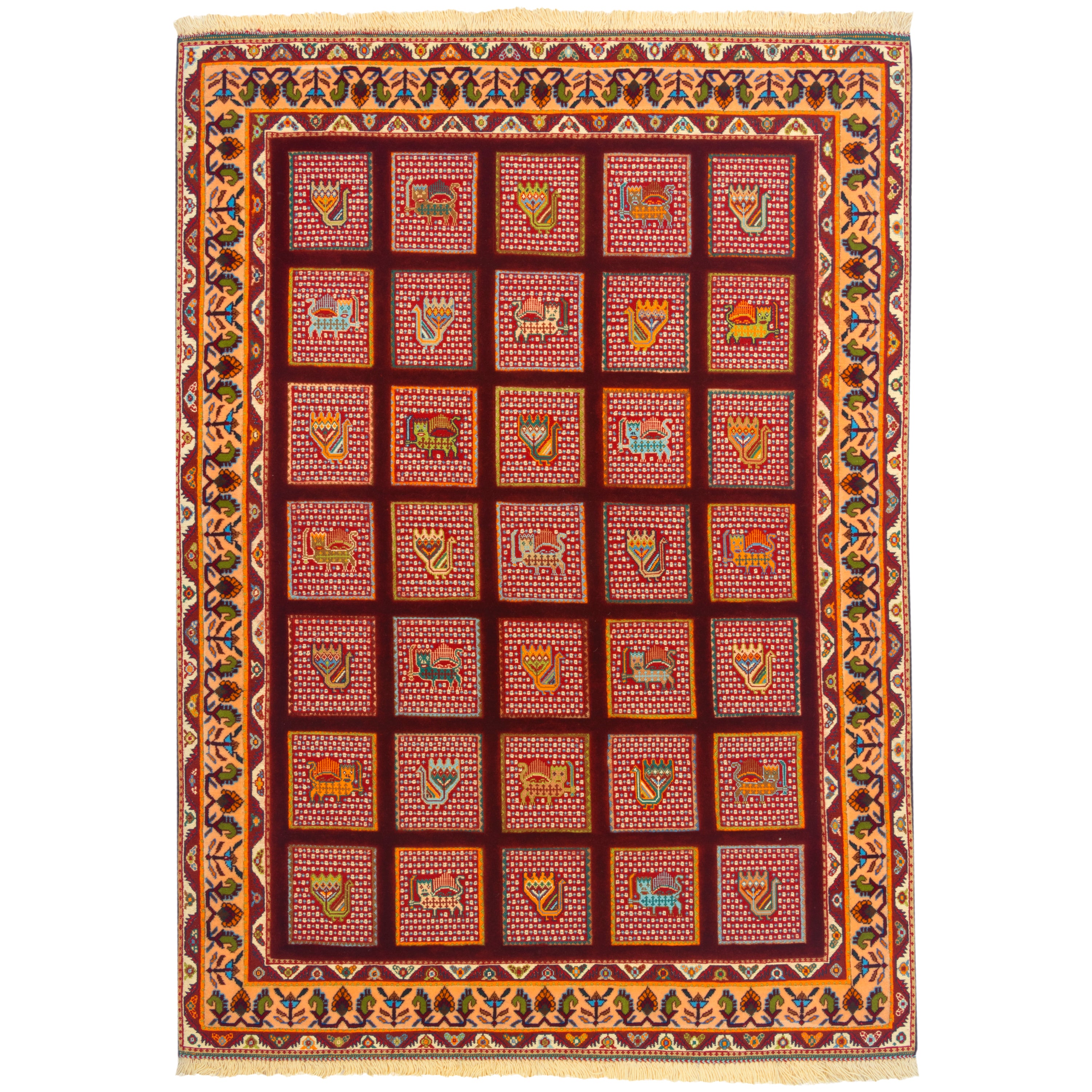 Sirjan Handmade Kilim Carpet — Kheshti | Full Wool | 116 × 160 cm | SKU 40100295