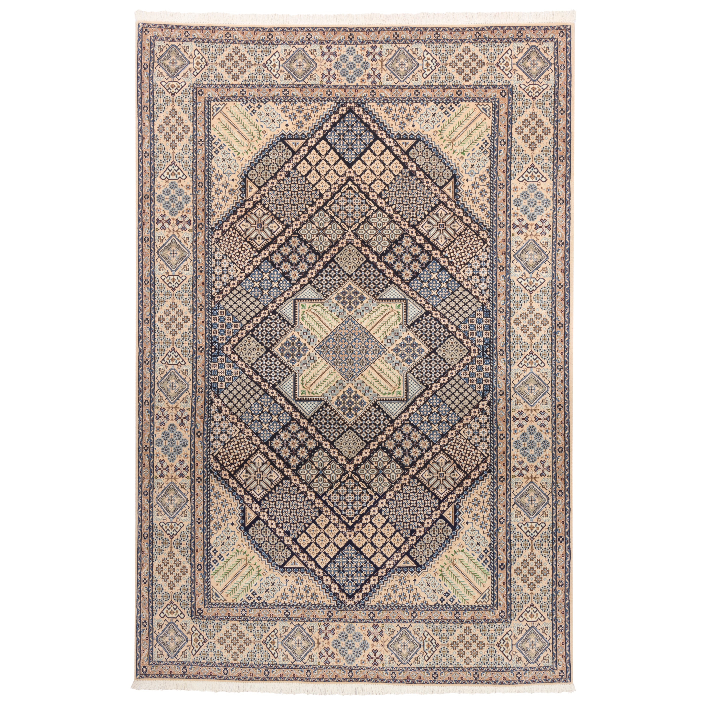 Nain Handmade Carpet — Lachak Toranj | Silk Pile / Wool Warp | 200 × 304 cm | SKU 10601108