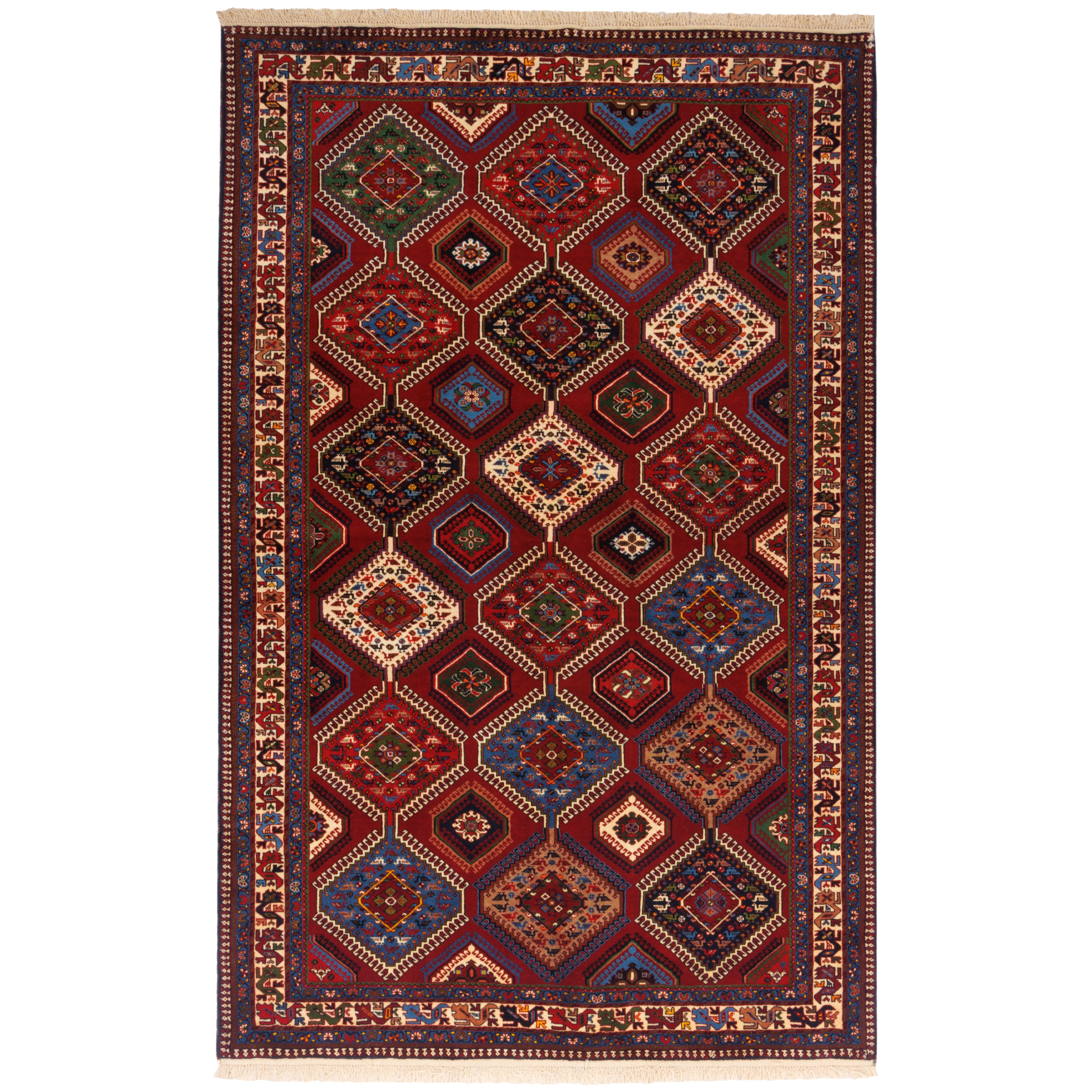Bakhtiari Handmade Carpet — Sarasar Toranj | Full Wool | 157 × 246 cm | SKU 10300947