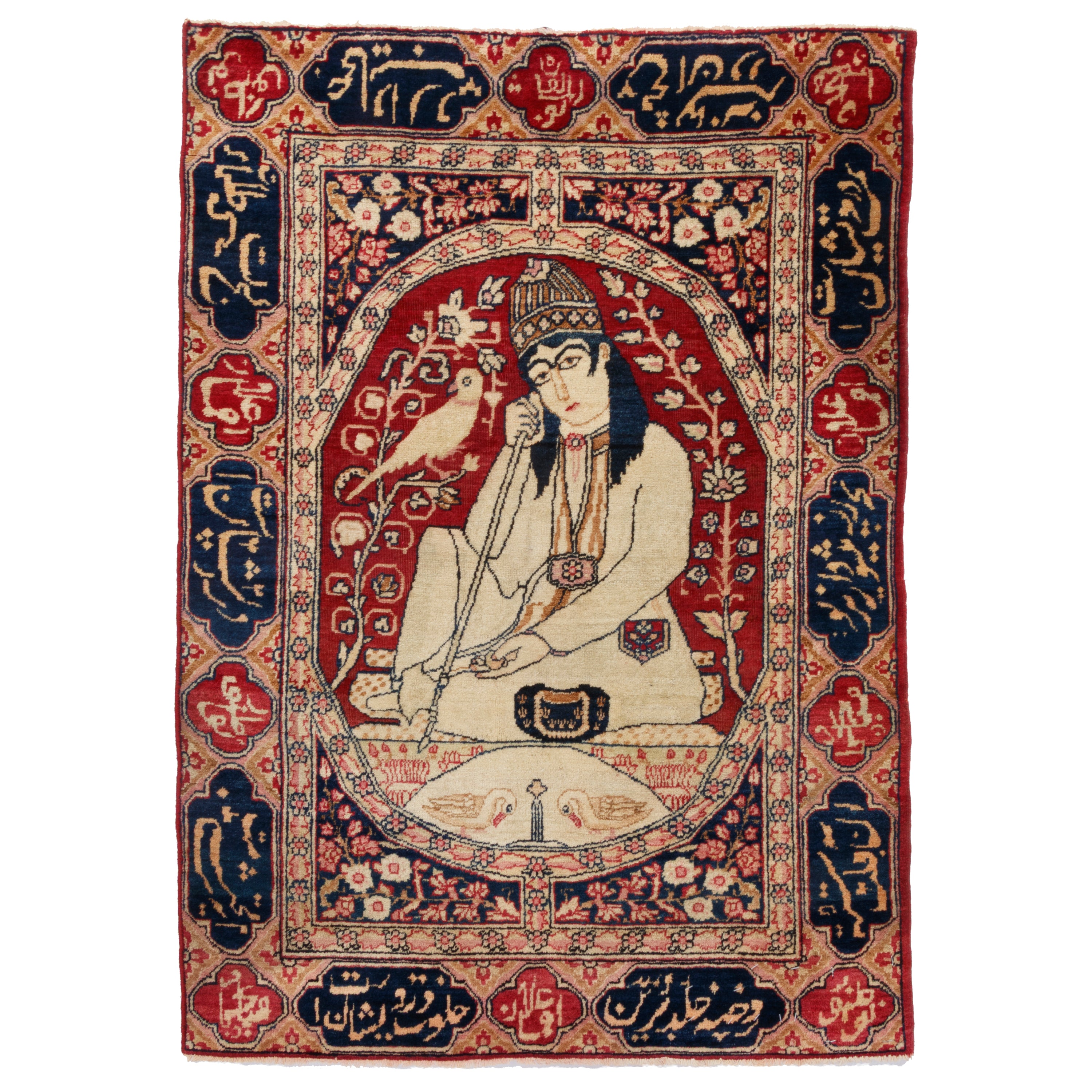 سجادة كرمان يدوية — ساراسار | صوف / قطن السدى | 60 × 86 سم | رمز المنتج 10000074