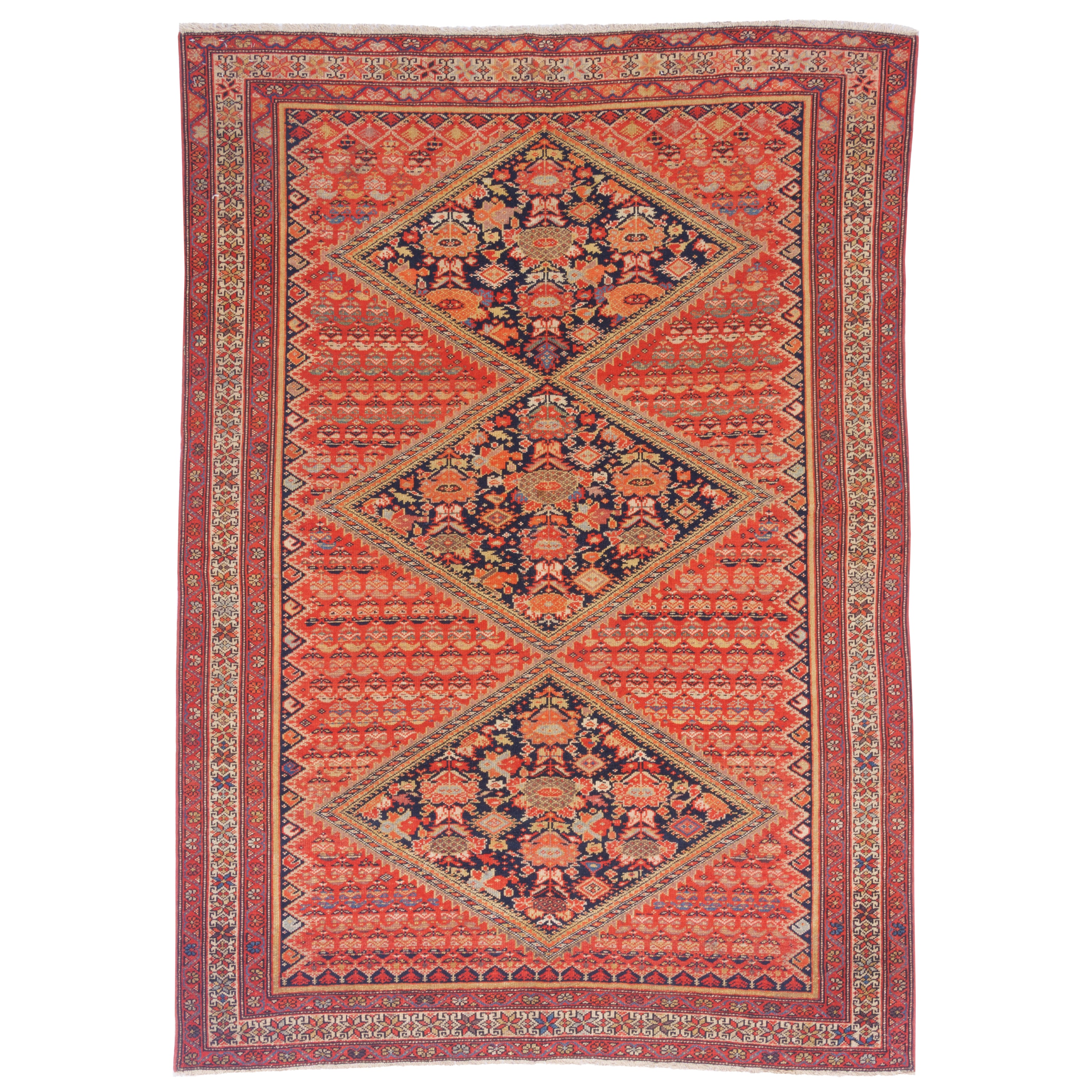 Malayer Handmade Carpet — Chand Toranj | Wool / Cotton Warp | 127 × 177 cm | SKU 10200008