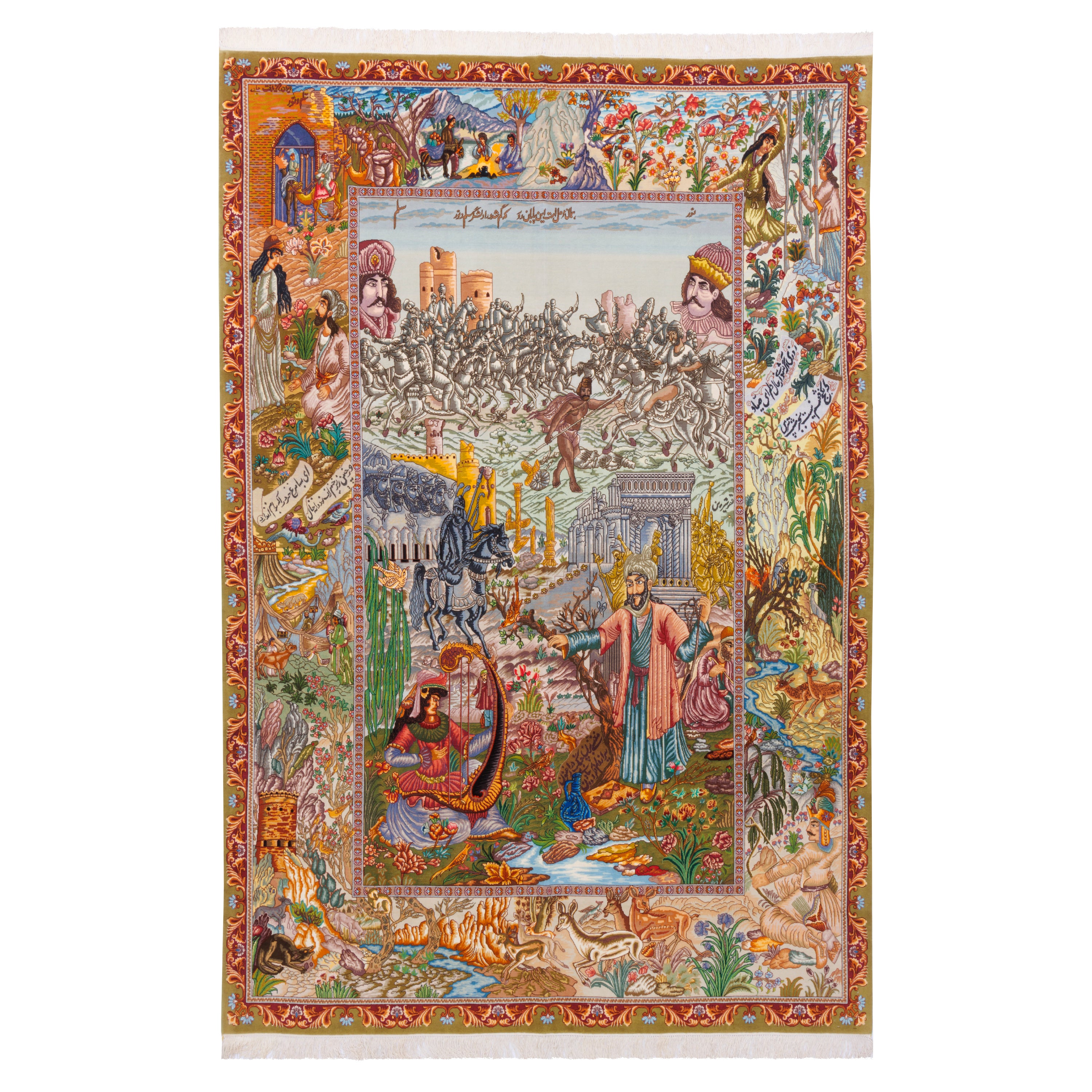 Tabriz Handmade Carpet — Sarasar | Wool / Silk Warp | 200 × 300 cm | SKU 10600081