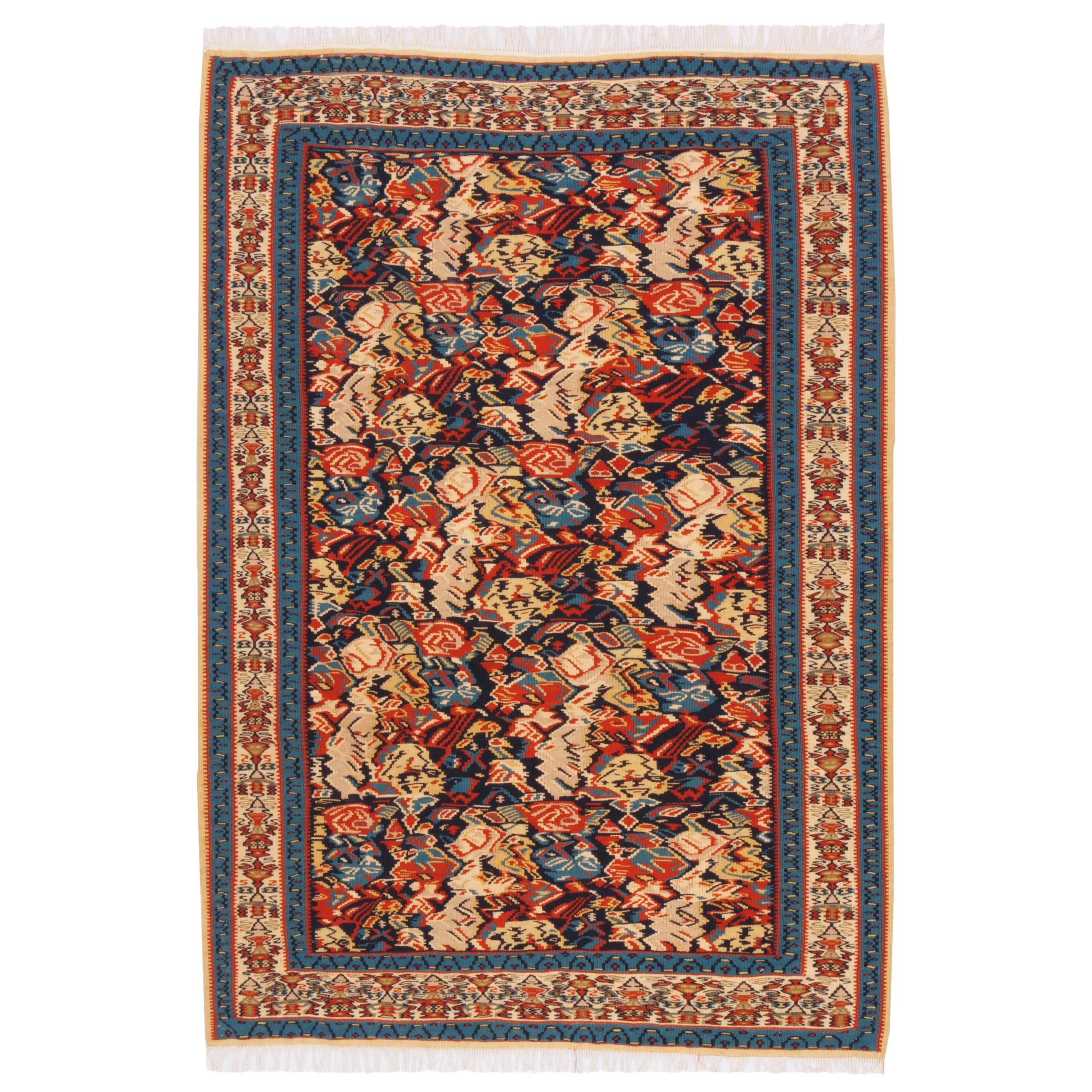 Sirjan Handmade Kilim — Sarasar | Full Wool | 105 × 150 cm | SKU 40101209