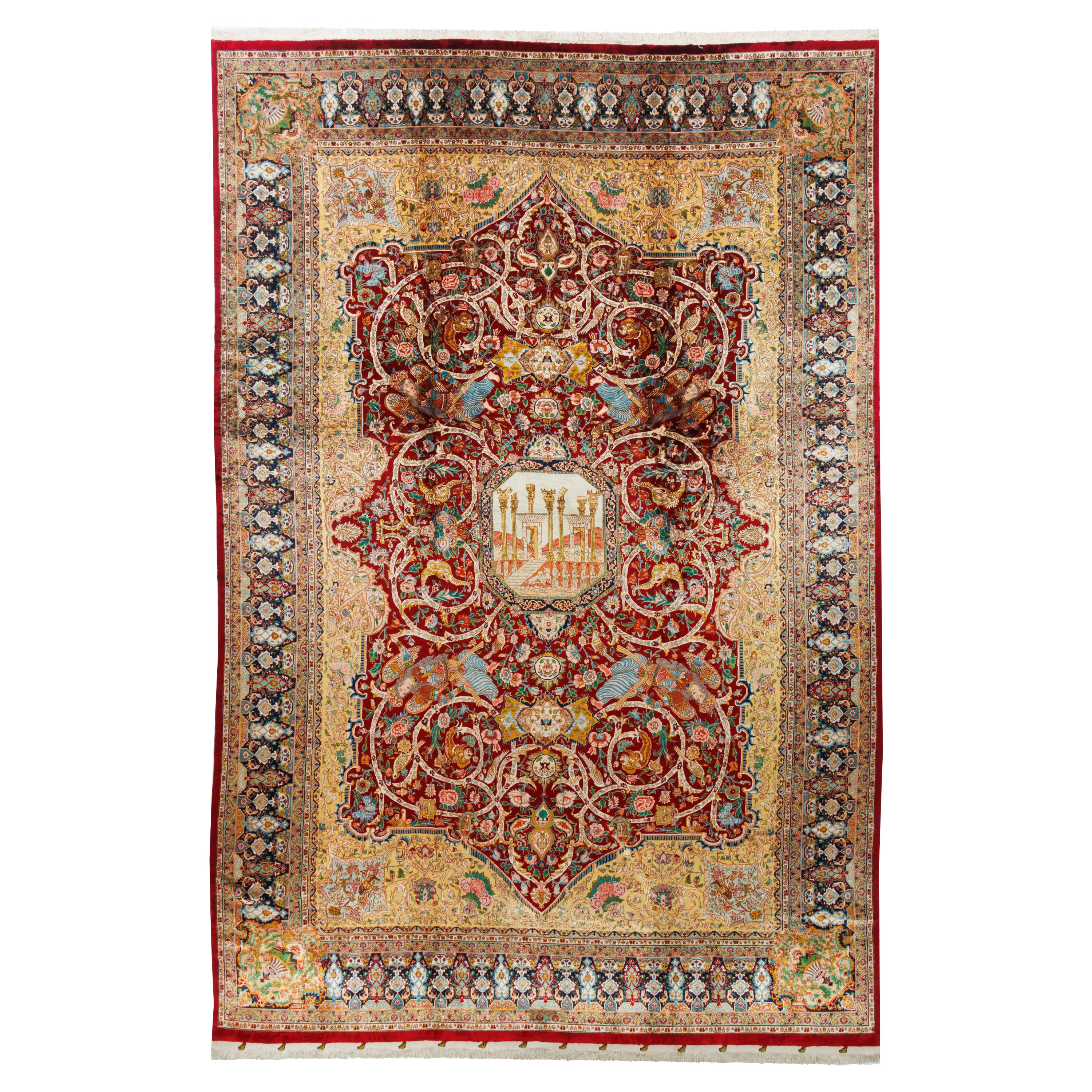 Tabriz Handmade Carpet — Lachak Toranj | Full Silk | 335 × 500 cm | SKU 11600127