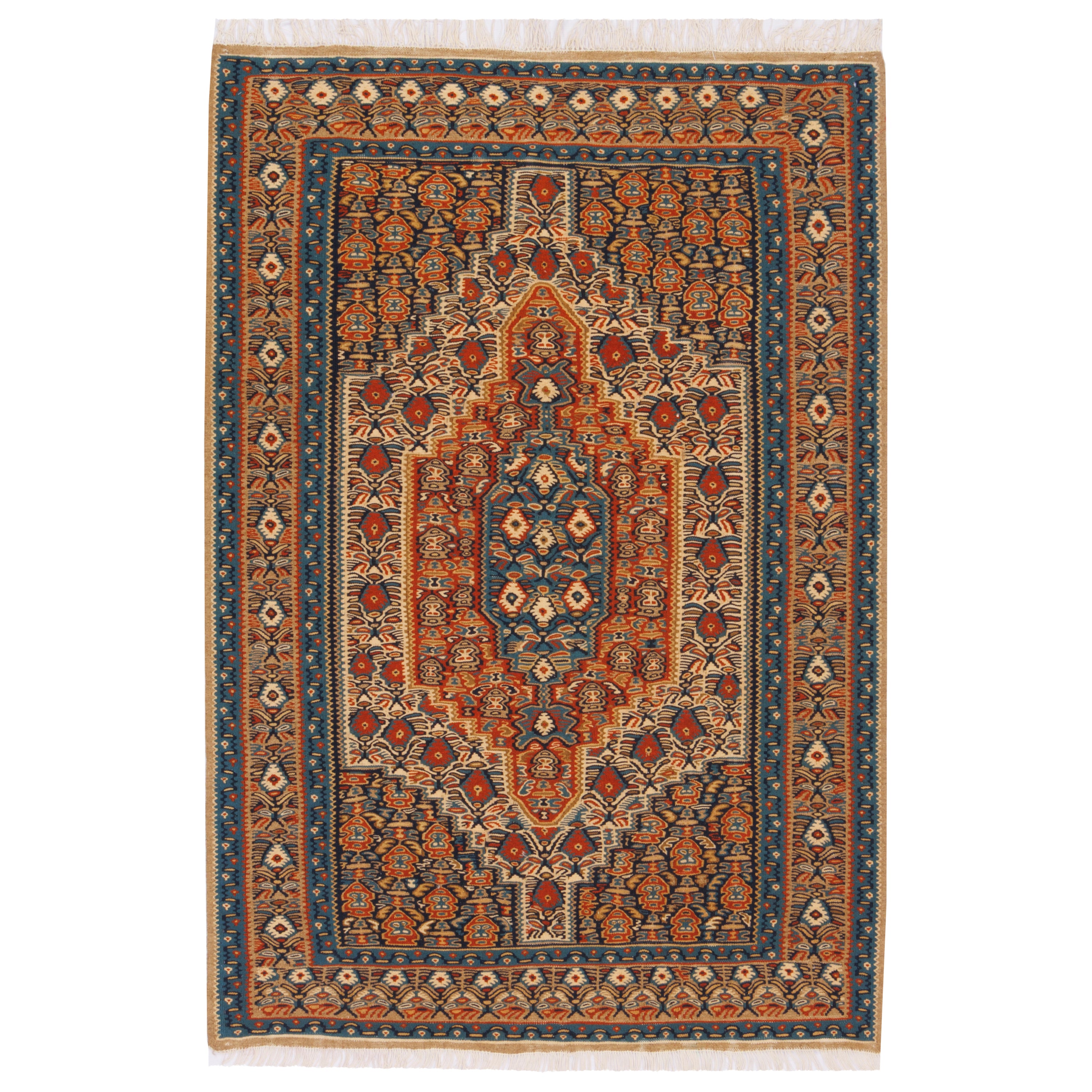 Sirjan Handmade Kilim — Sarasar | Full Wool | 110 × 168 cm | SKU 40101219