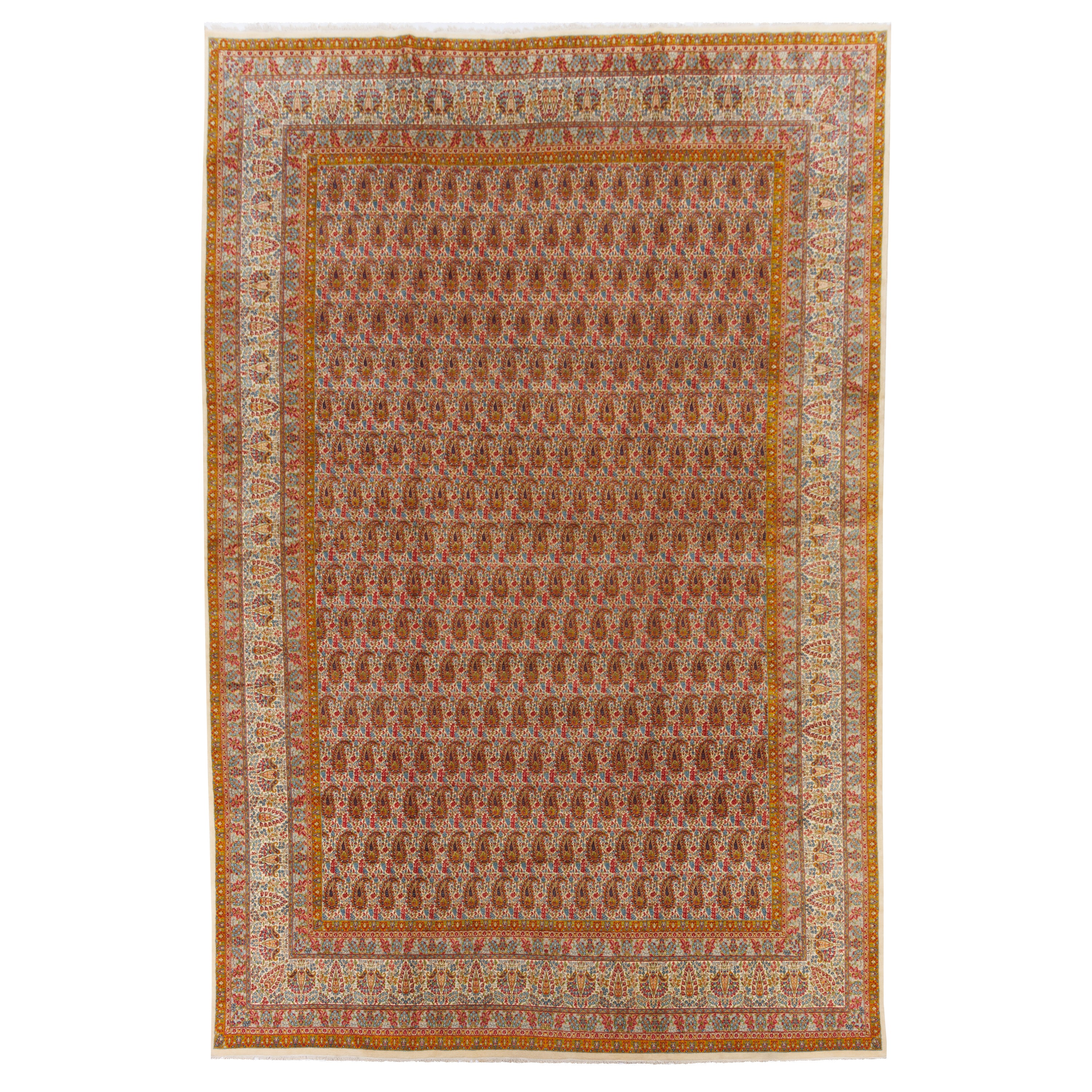 Kerman Handmade Carpet — Sarasar | Wool / Cotton Warp | 315 × 472 cm | SKU 11400693