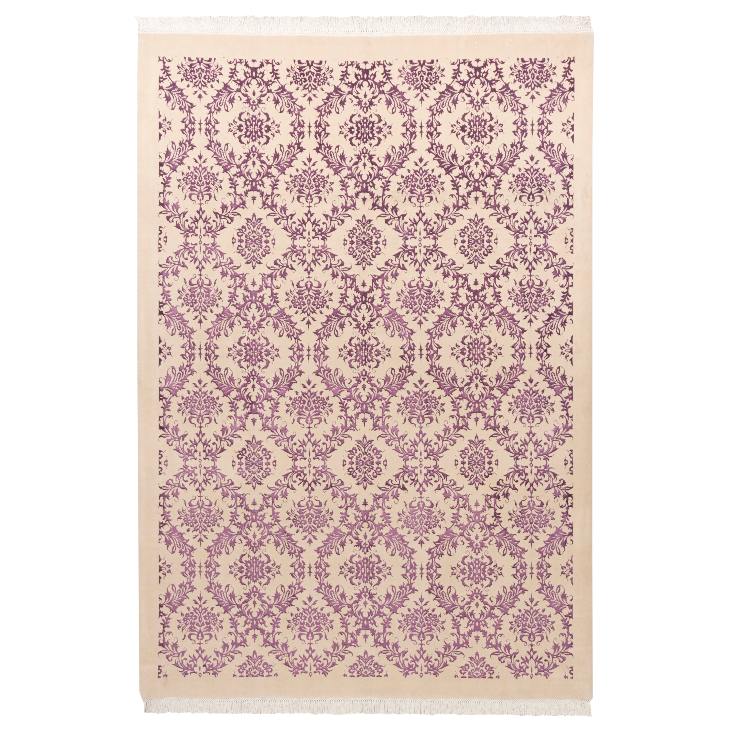 Tabriz Handmade Carpet — Sarasar | Silk Pile / Wool Warp | 203 × 296 cm | SKU 10601017