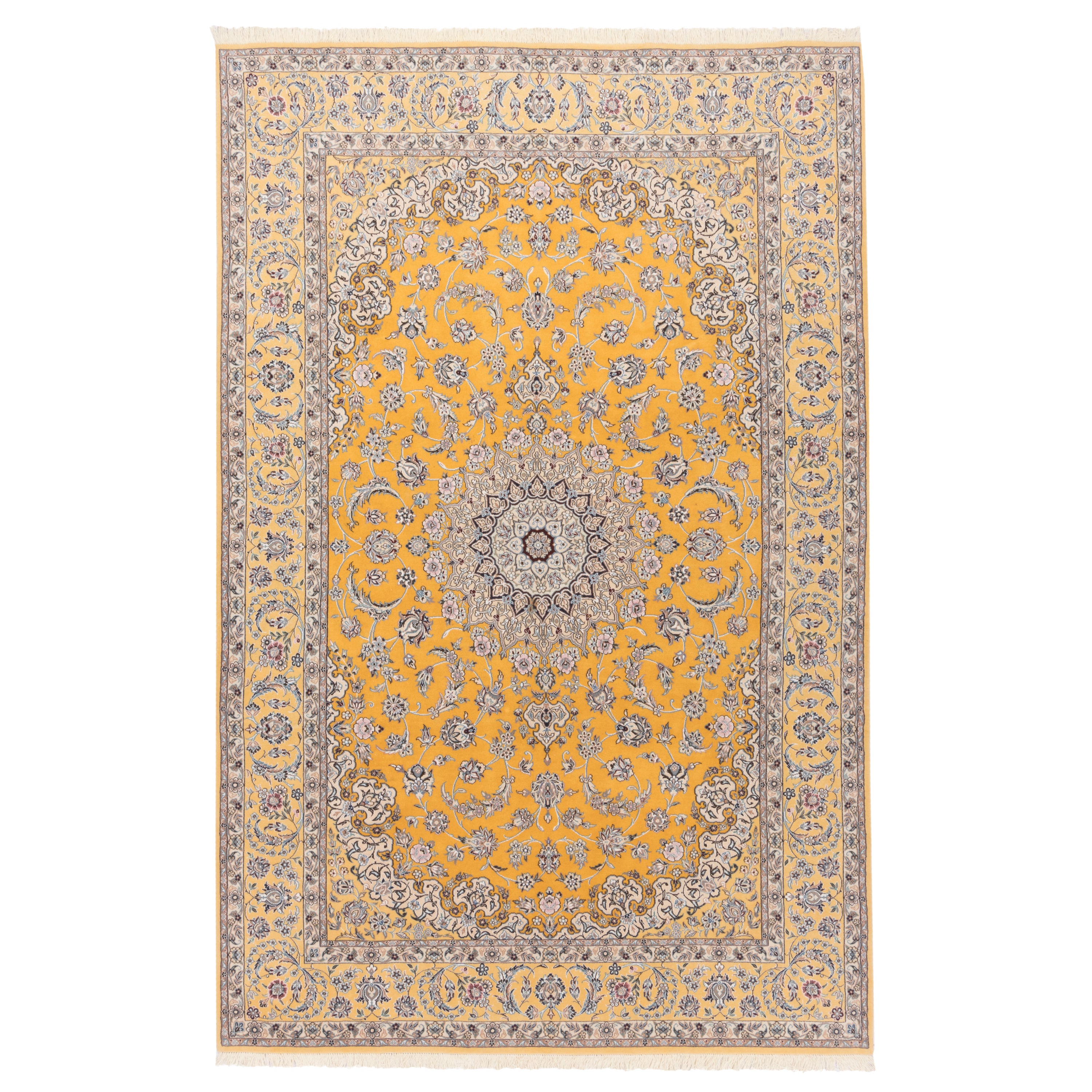 Nain Handmade Carpet — Lachak Toranj | Silk Pile / Wool Warp | 204 × 310 cm | SKU 10601009