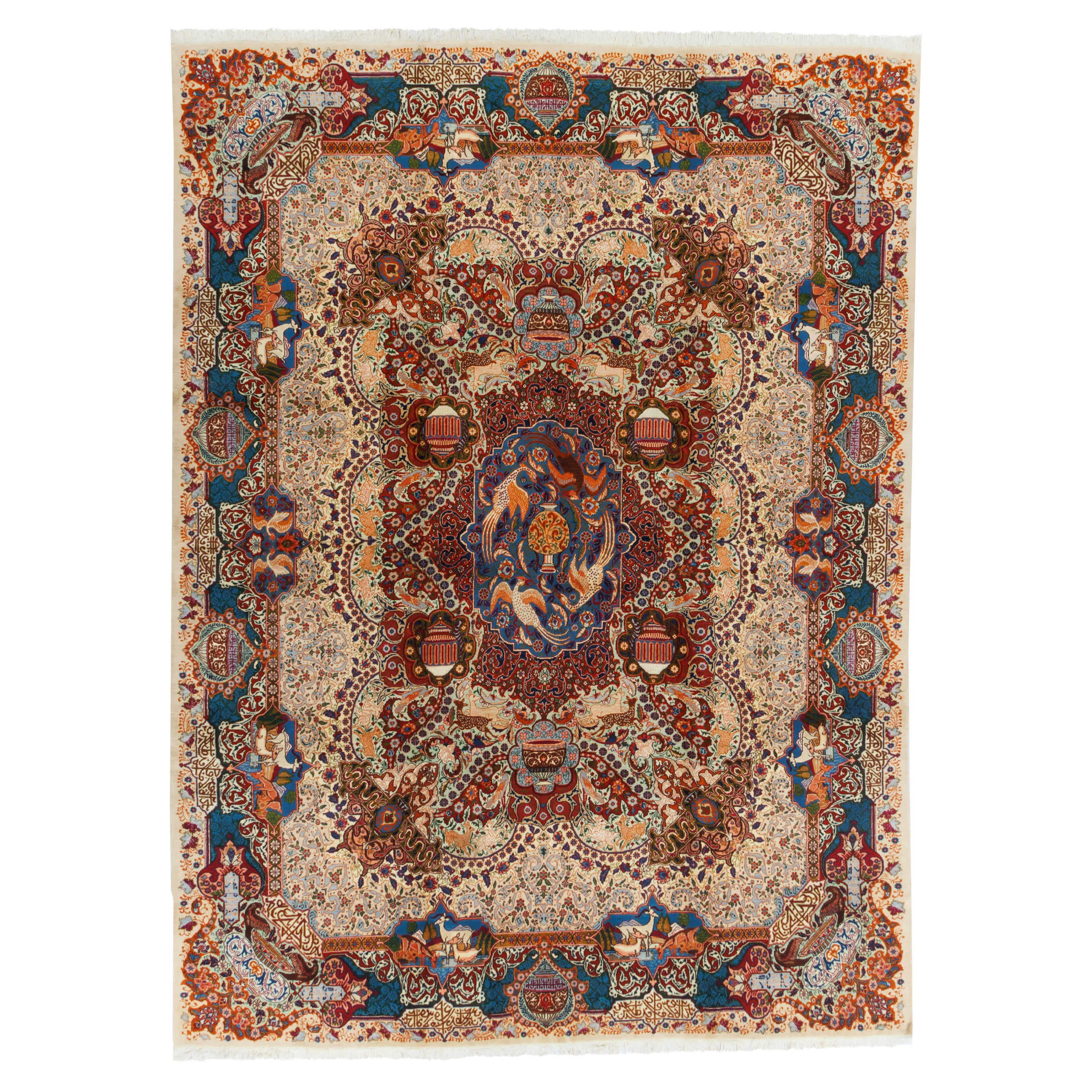 Kashmar Handmade Carpet — Toranj-dar | Silk Pile / Cotton Warp | 300 × 400 cm | SKU 11200137