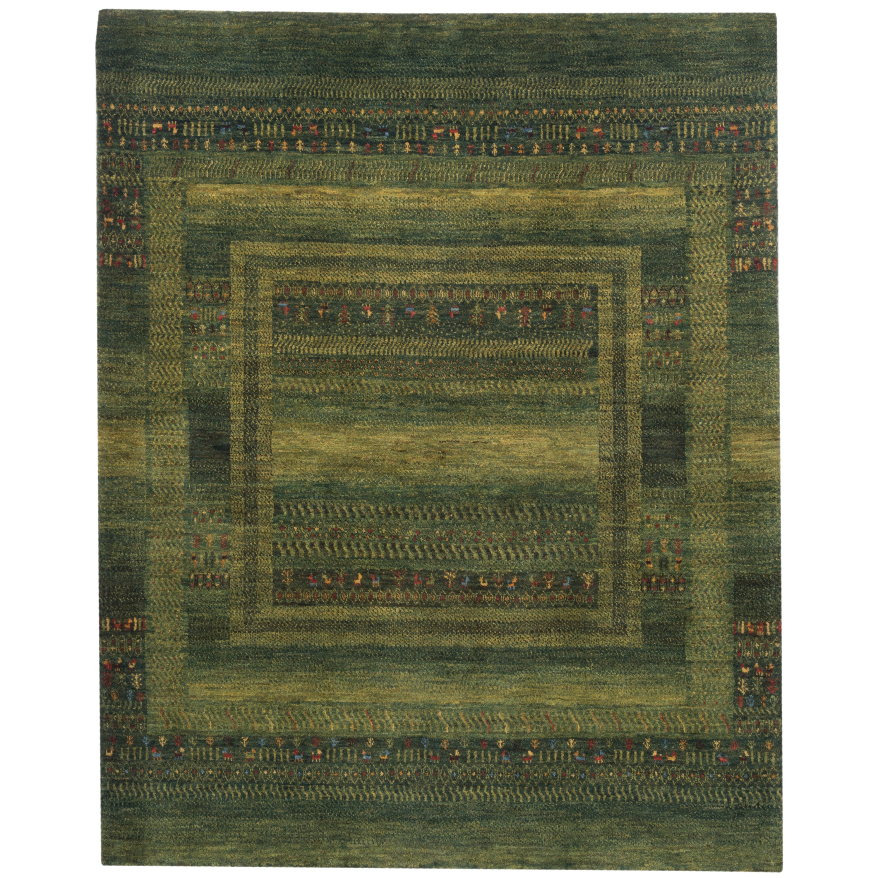 Shiraz Handmade Gabbeh — Sarasar | Full Wool | 154 × 205 cm | SKU 50301172