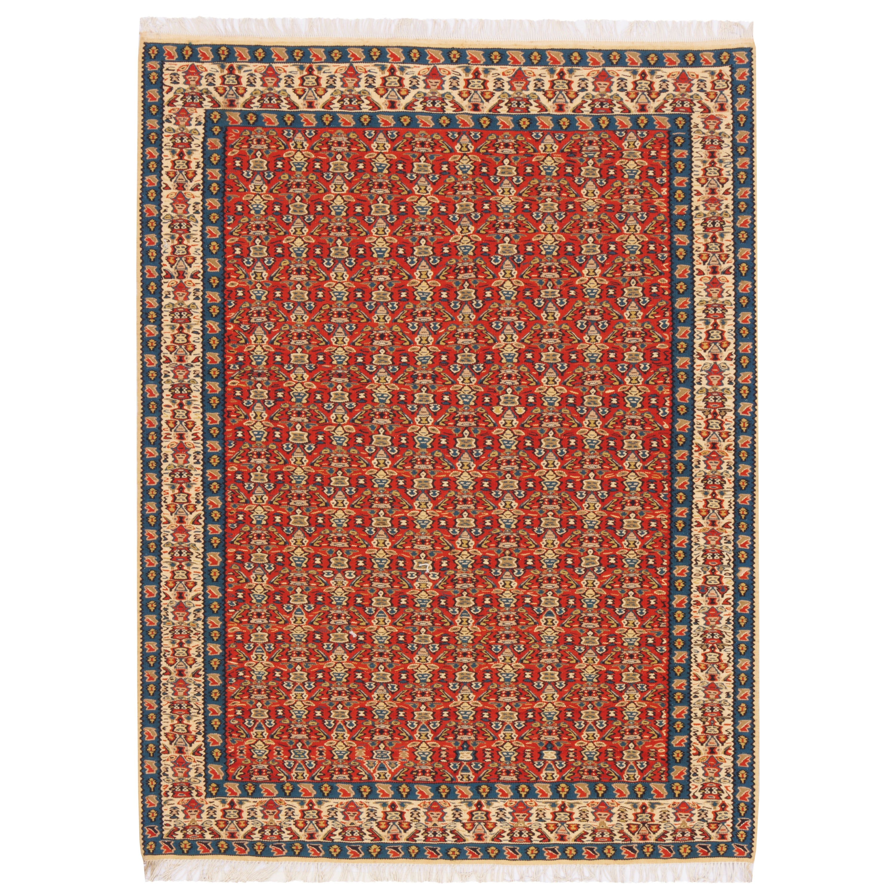 Sirjan Handmade Kilim — Sarasar | Full Wool | 120 × 160 cm | SKU 40101213