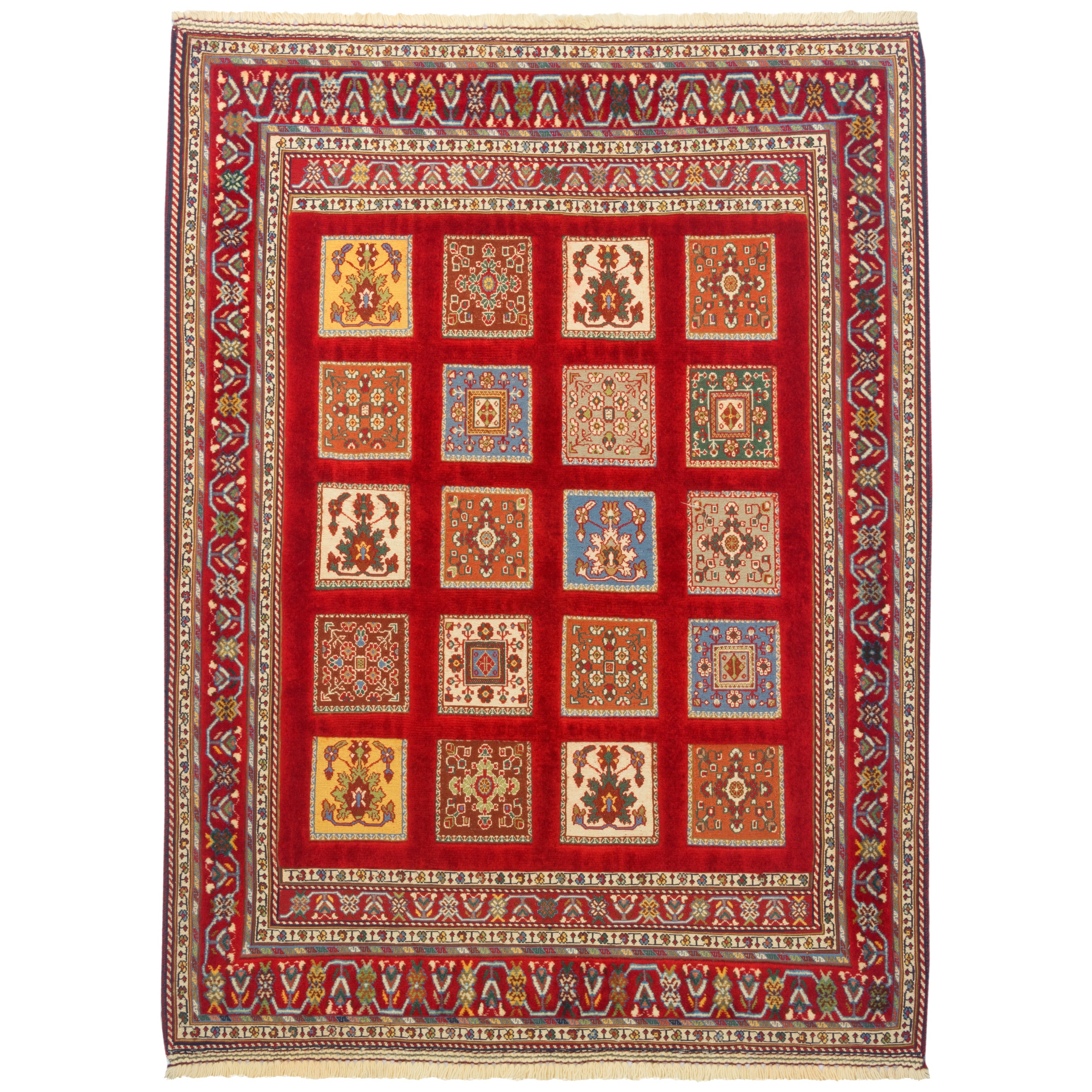 Sirjan Handmade Kilim Carpet — Kheshti | Full Wool | 117 × 155 cm | SKU 40100289