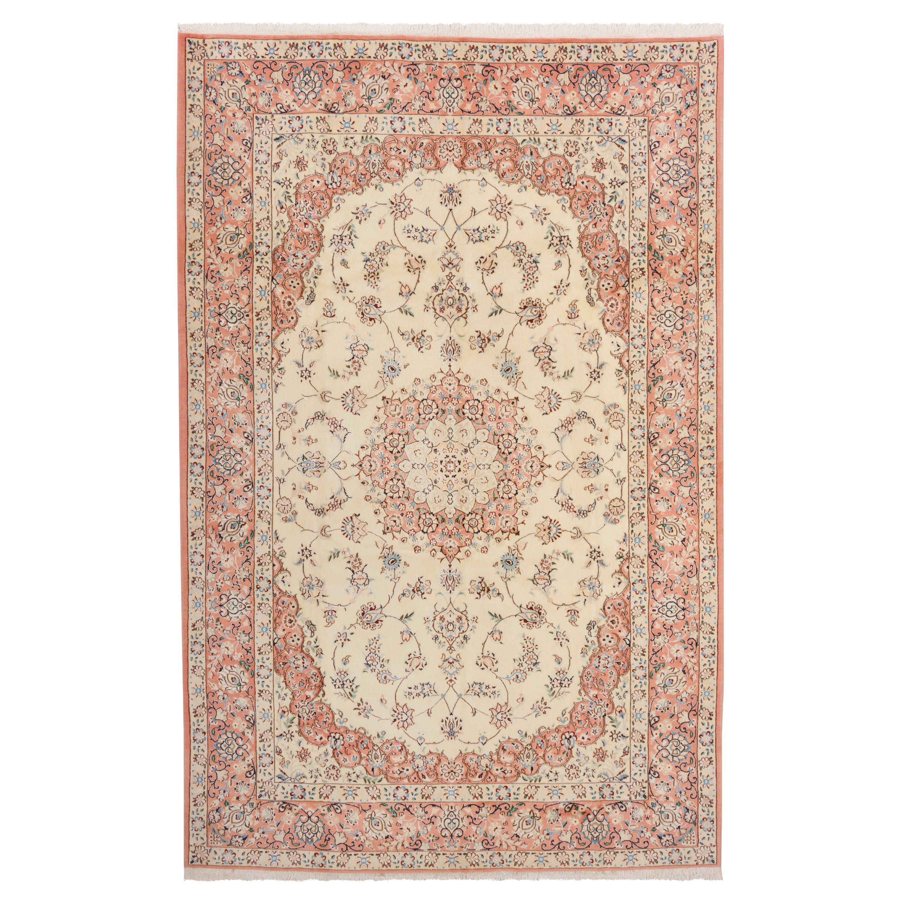Nain Handmade Carpet — Lachak Toranj | Silk Pile / Wool Warp | 203 × 312 cm | SKU 10601096