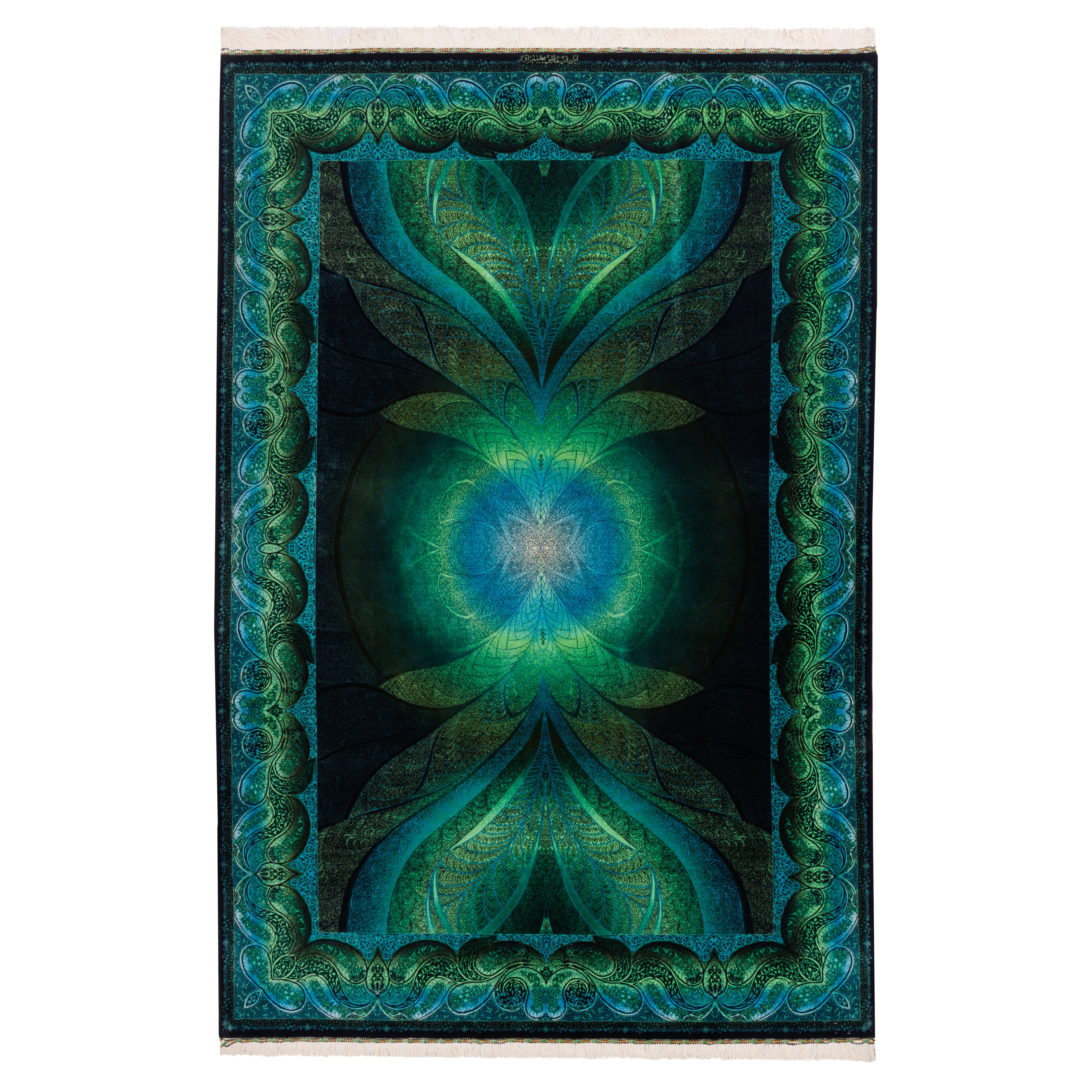 Qom Handmade Carpet — Modern | Full Silk | 200 × 300 cm | SKU 10601058