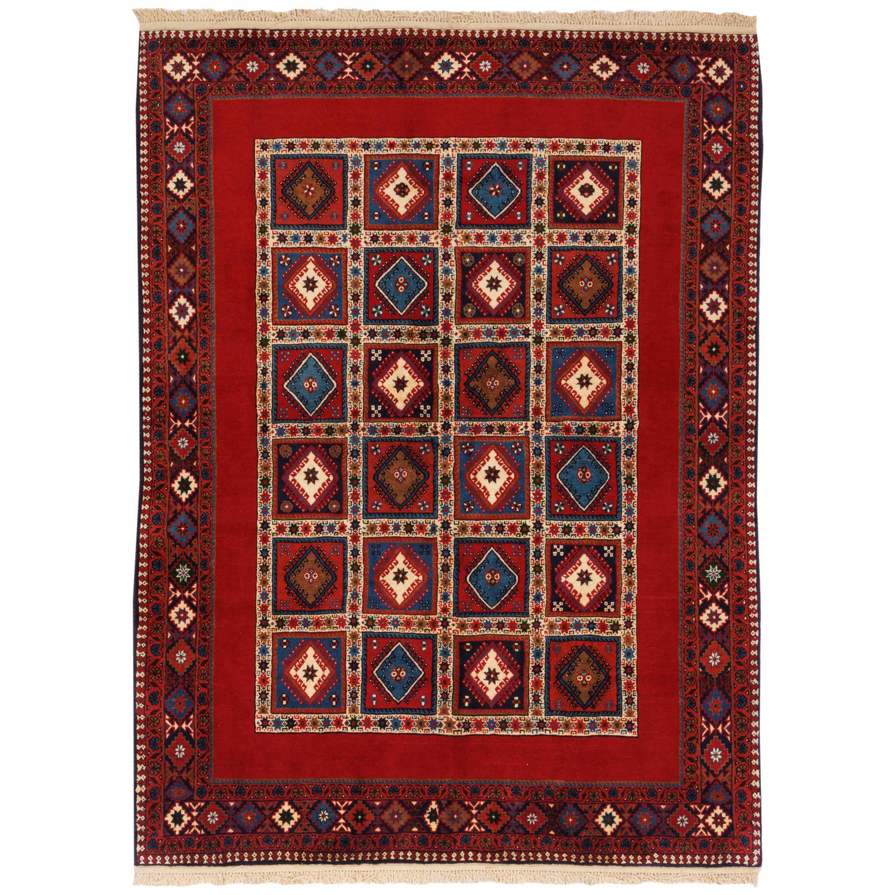 Bakhtiari Handmade Carpet — Kheshti | Full Wool | 152 × 205 cm | SKU 10300934