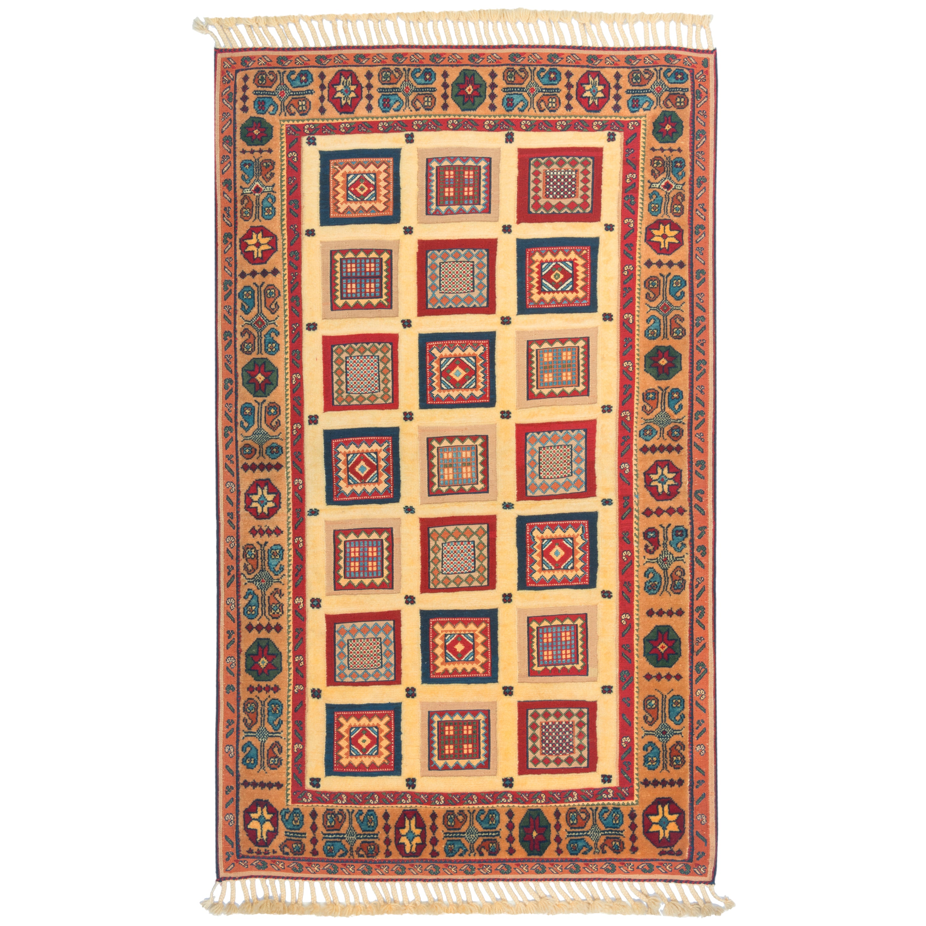 سجادة كيليم يدوي سيرجان - خشني | صوف كامل | 80 × 132 سم | SKU 40100270