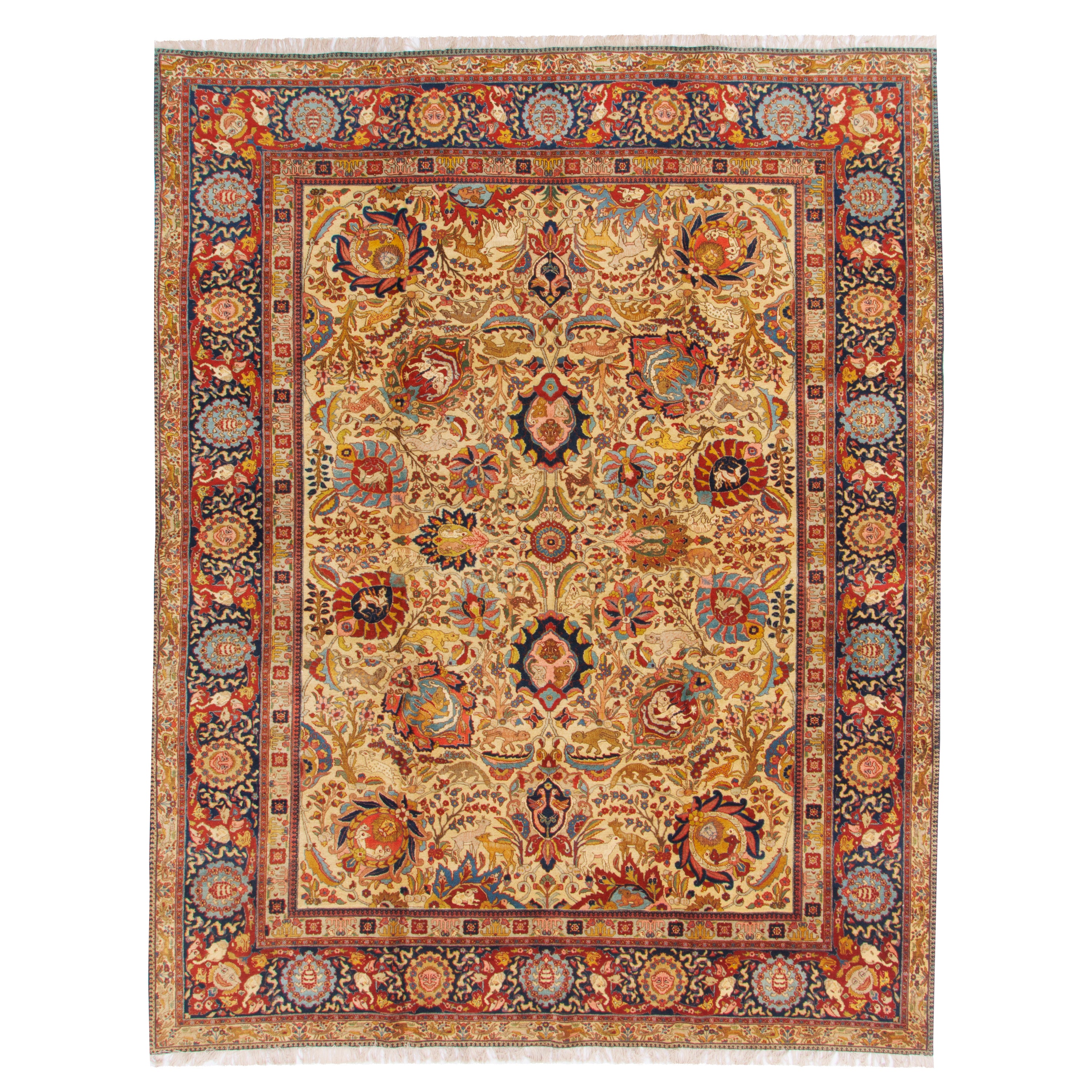 Tabriz Handmade Carpet — Afshan | Wool / Cotton Warp | 280 × 350 cm | SKU 10900133