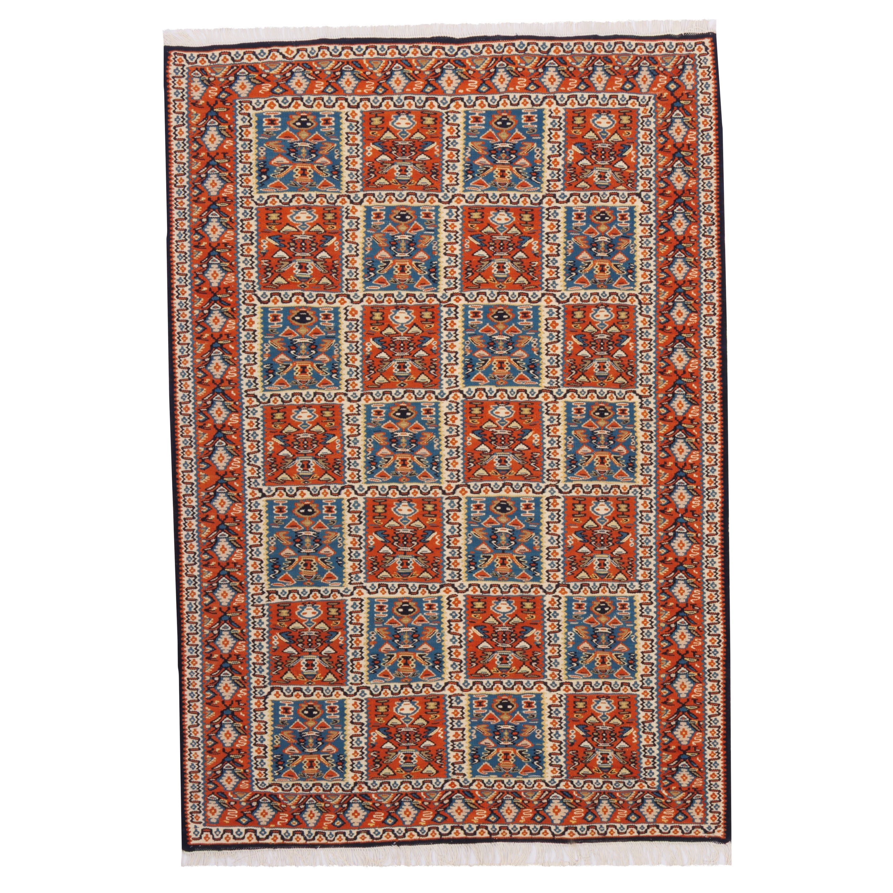 Sirjan Handmade Kilim — Sarasar | Full Wool | 102 × 152 cm | SKU 40101200