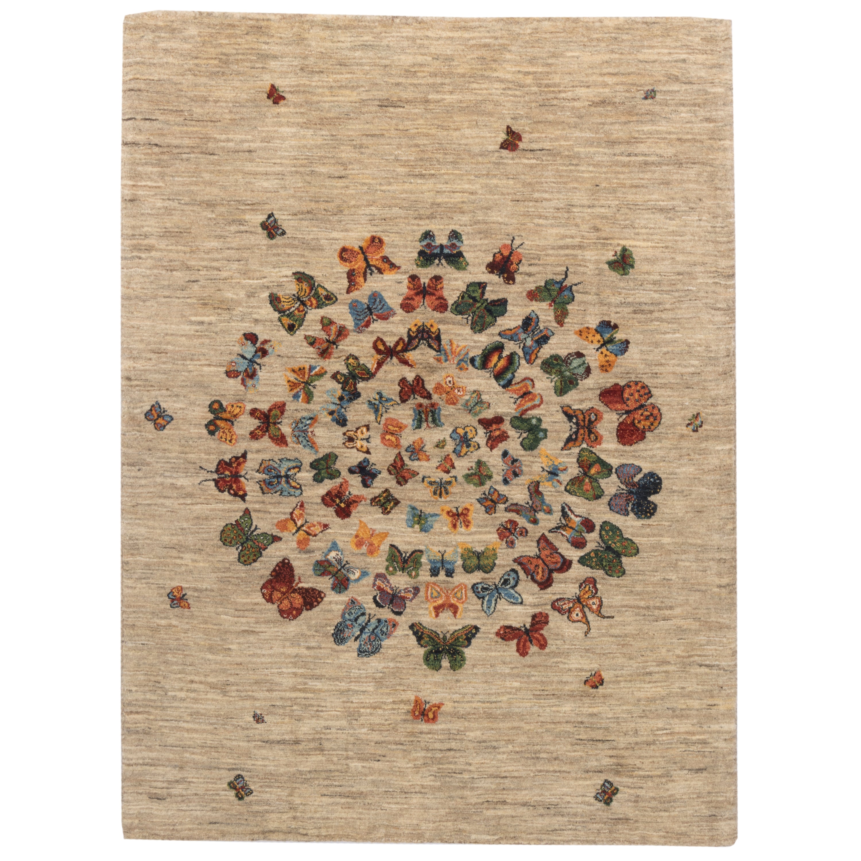 Shiraz Handmade Gabbeh — Sarasar | Full Wool | 153 × 206 cm | SKU 50301173