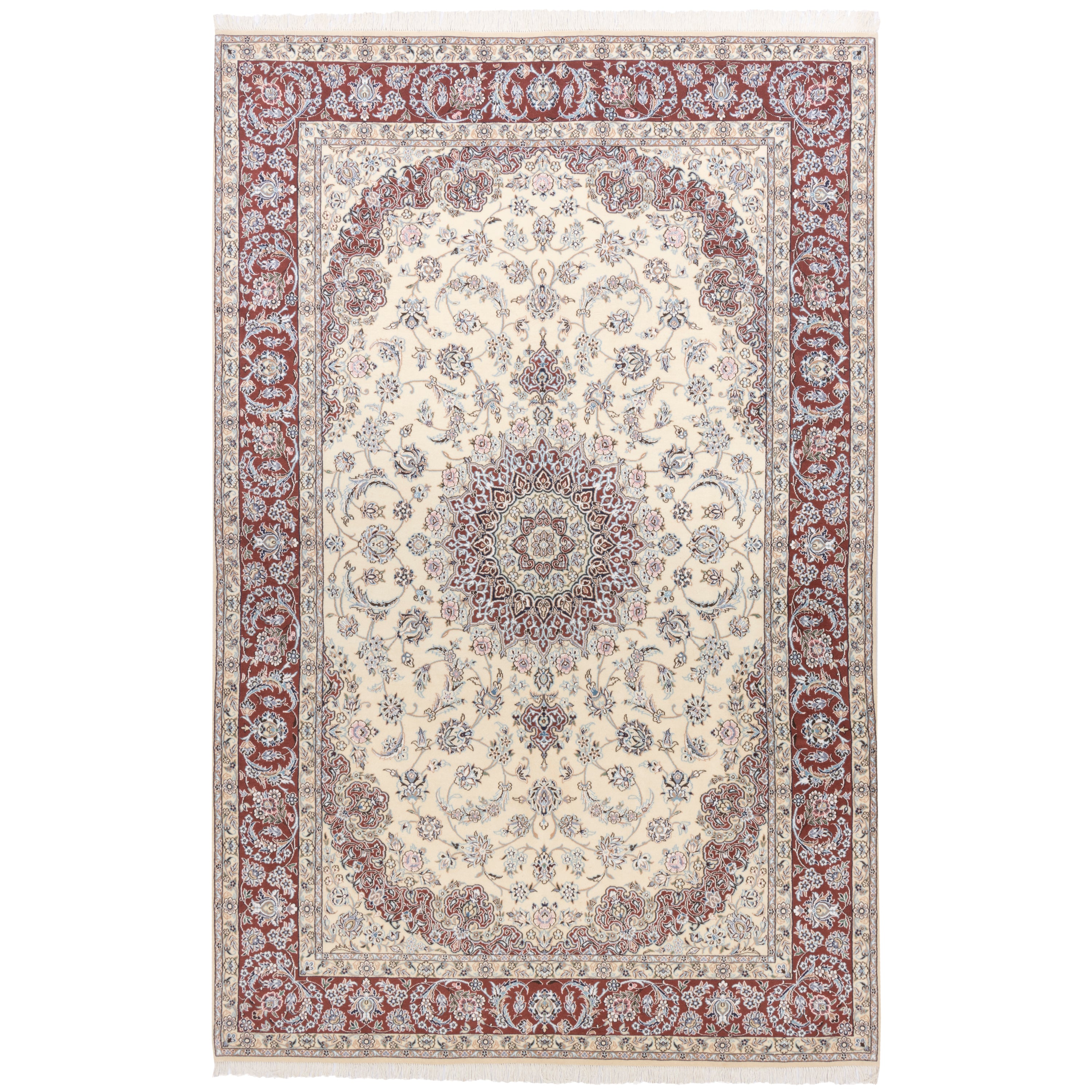 Nain Handmade Carpet — Lachak Toranj | Silk Pile / Wool Warp | 203 × 305 cm | SKU 10600996