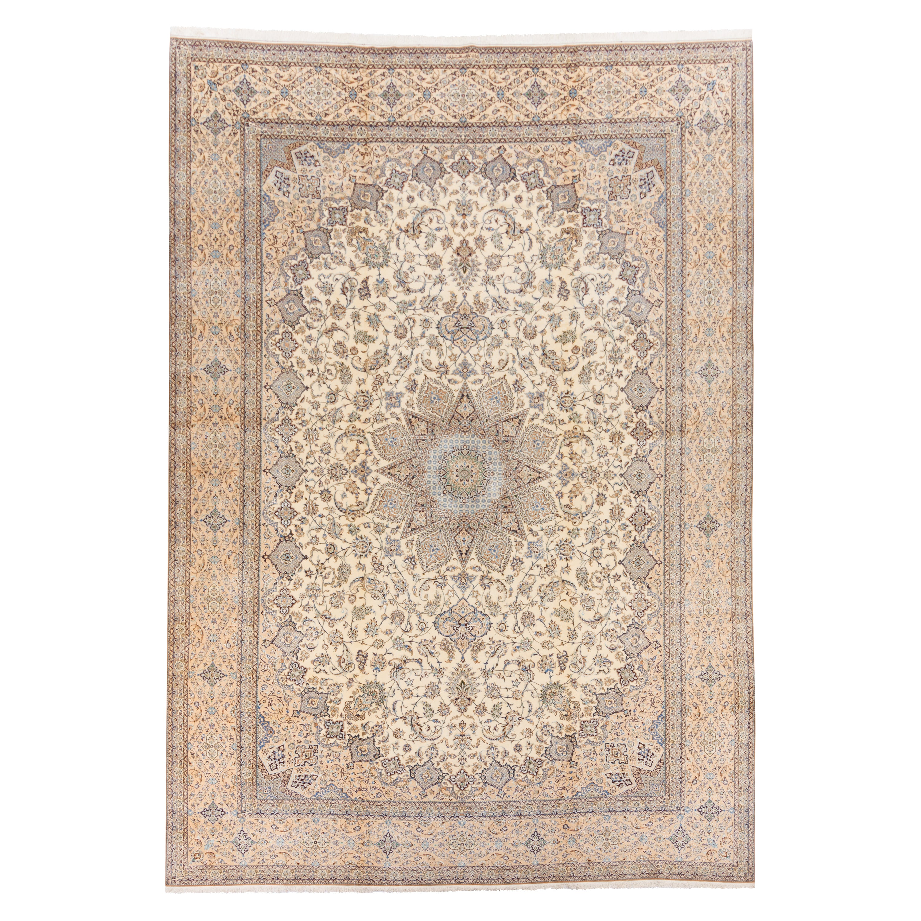 Nain Handmade Carpet — Lachak Toranj | Silk Pile / Cotton Warp | 350 × 455 cm | SKU 11500700
