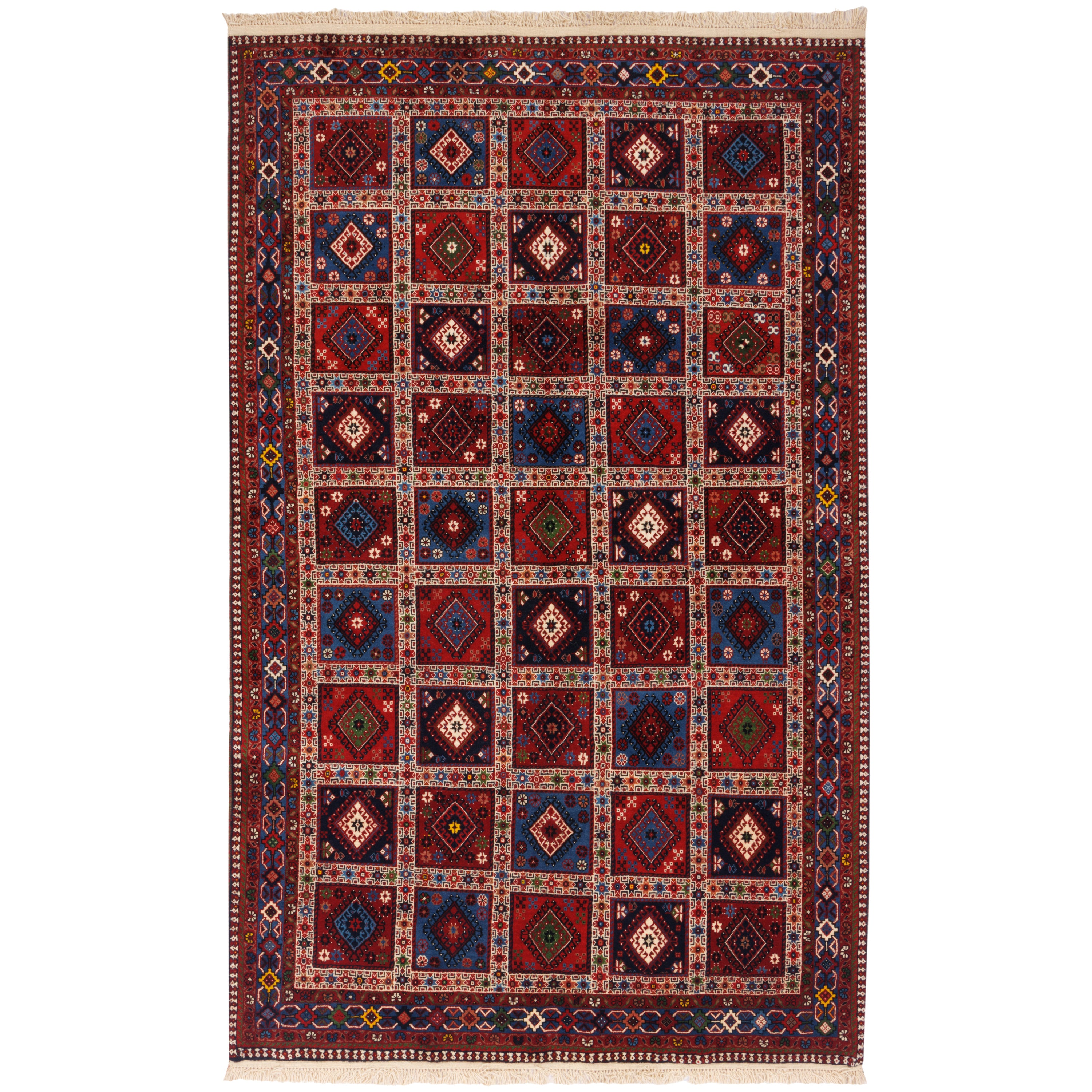 Bakhtiari Handmade Carpet — Kheshti | Full Wool | 152 × 243 cm | SKU 10300929