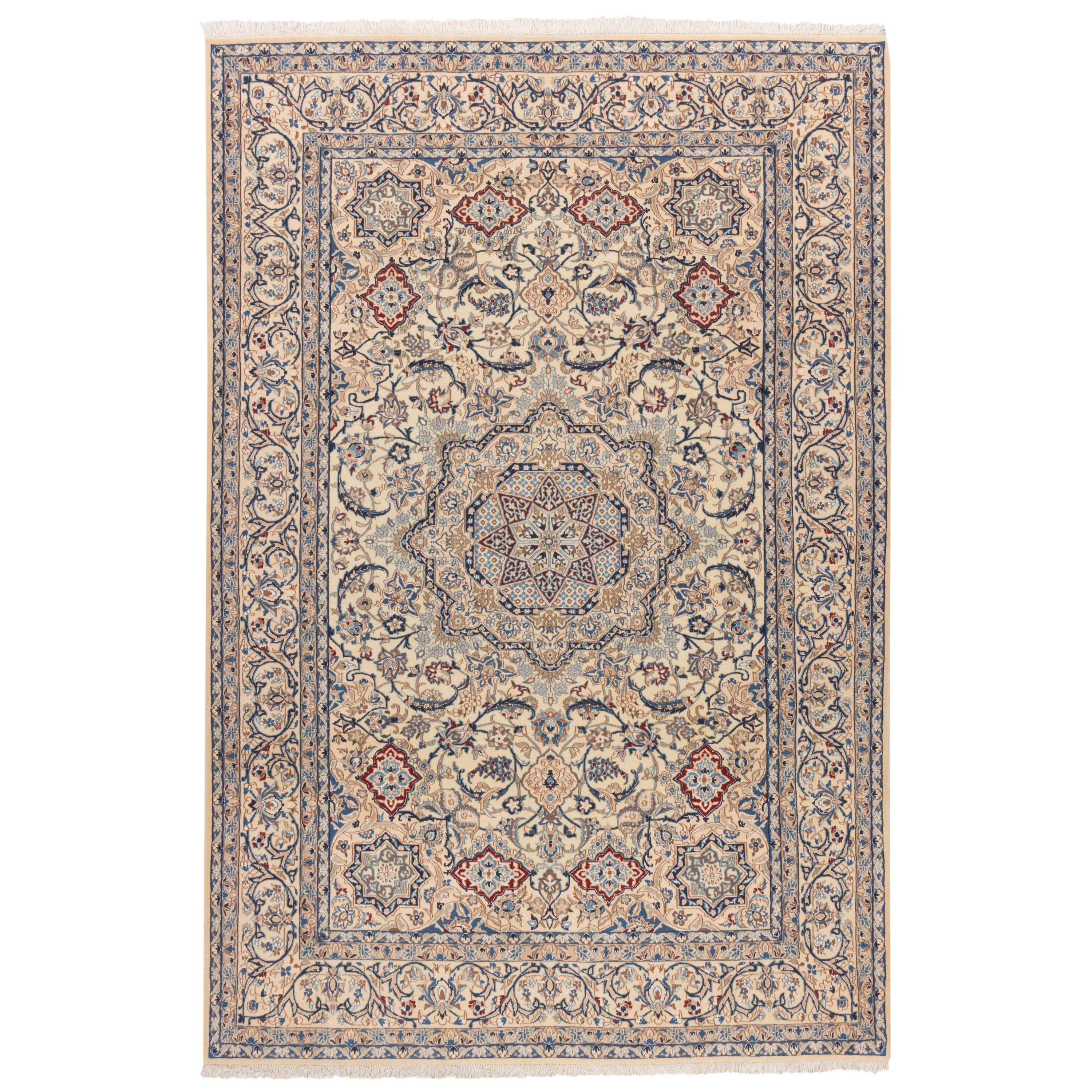 Nain Handmade Carpet — Lachak Toranj | Silk Pile / Wool Warp | 205 × 308 cm | SKU 10601114