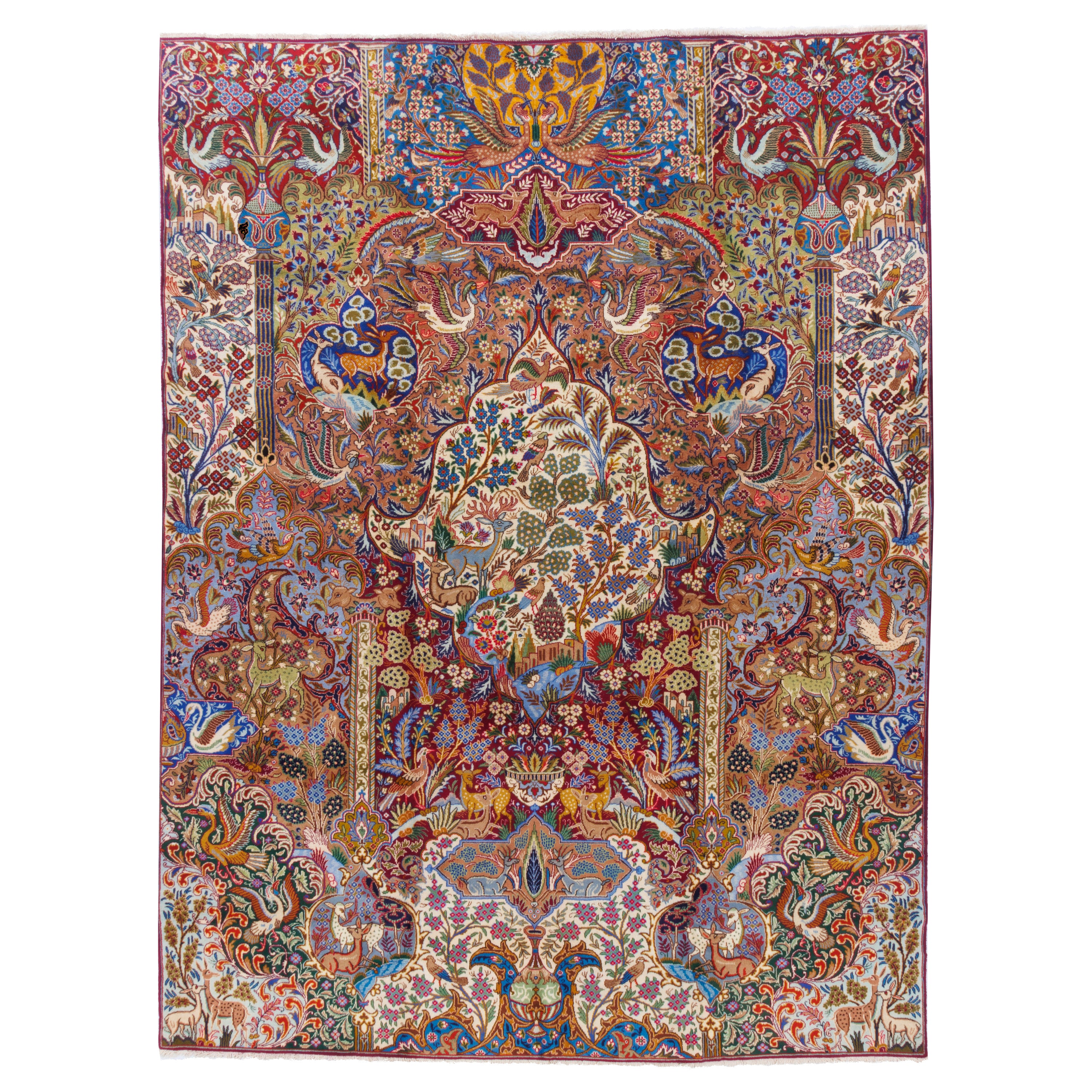 Kashmar Handmade Carpet — Toranj-dar | Wool / Cotton Warp | 290 × 383 cm | SKU 11100138
