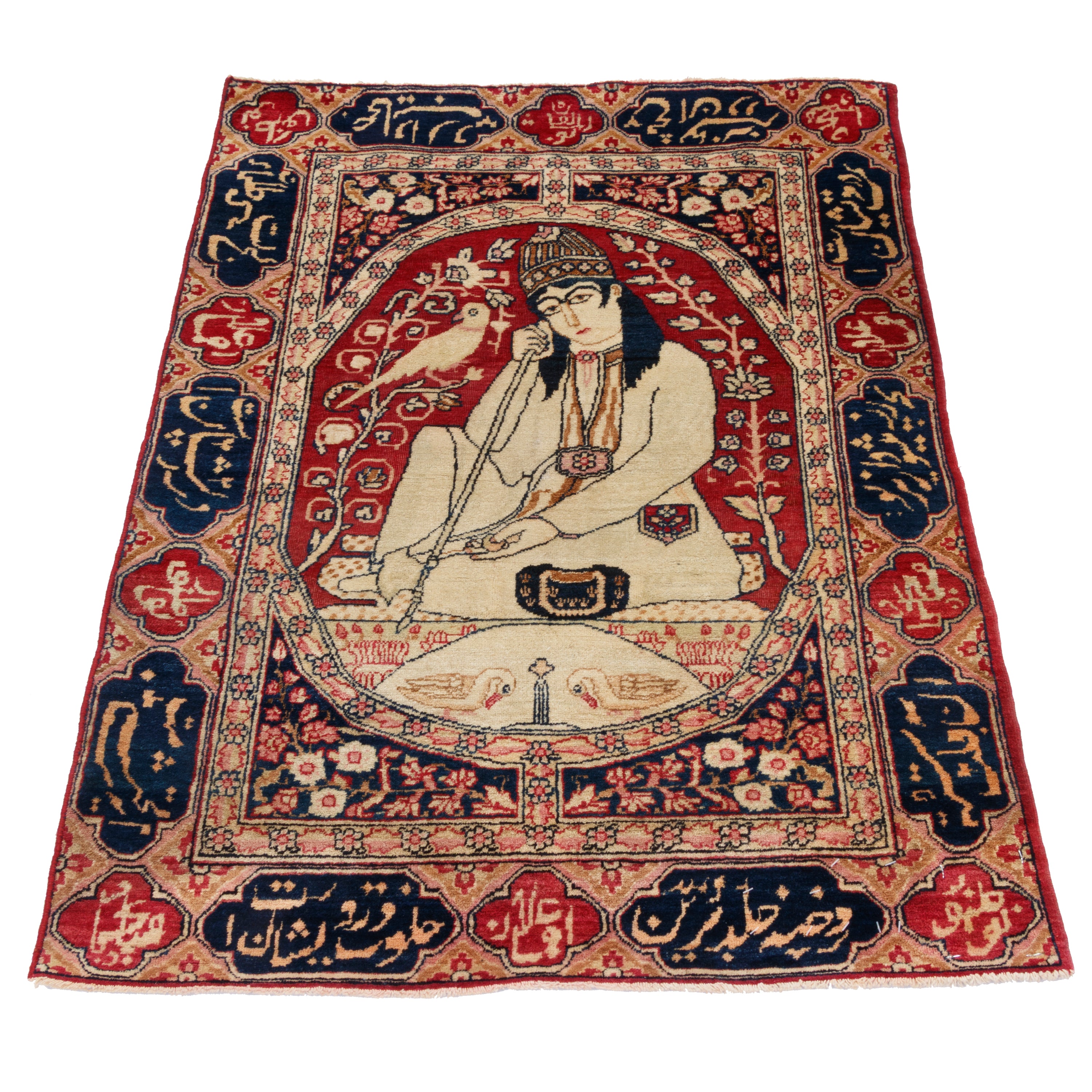 سجادة كرمان يدوية — ساراسار | صوف / قطن السدى | 60 × 86 سم | رمز المنتج 10000074