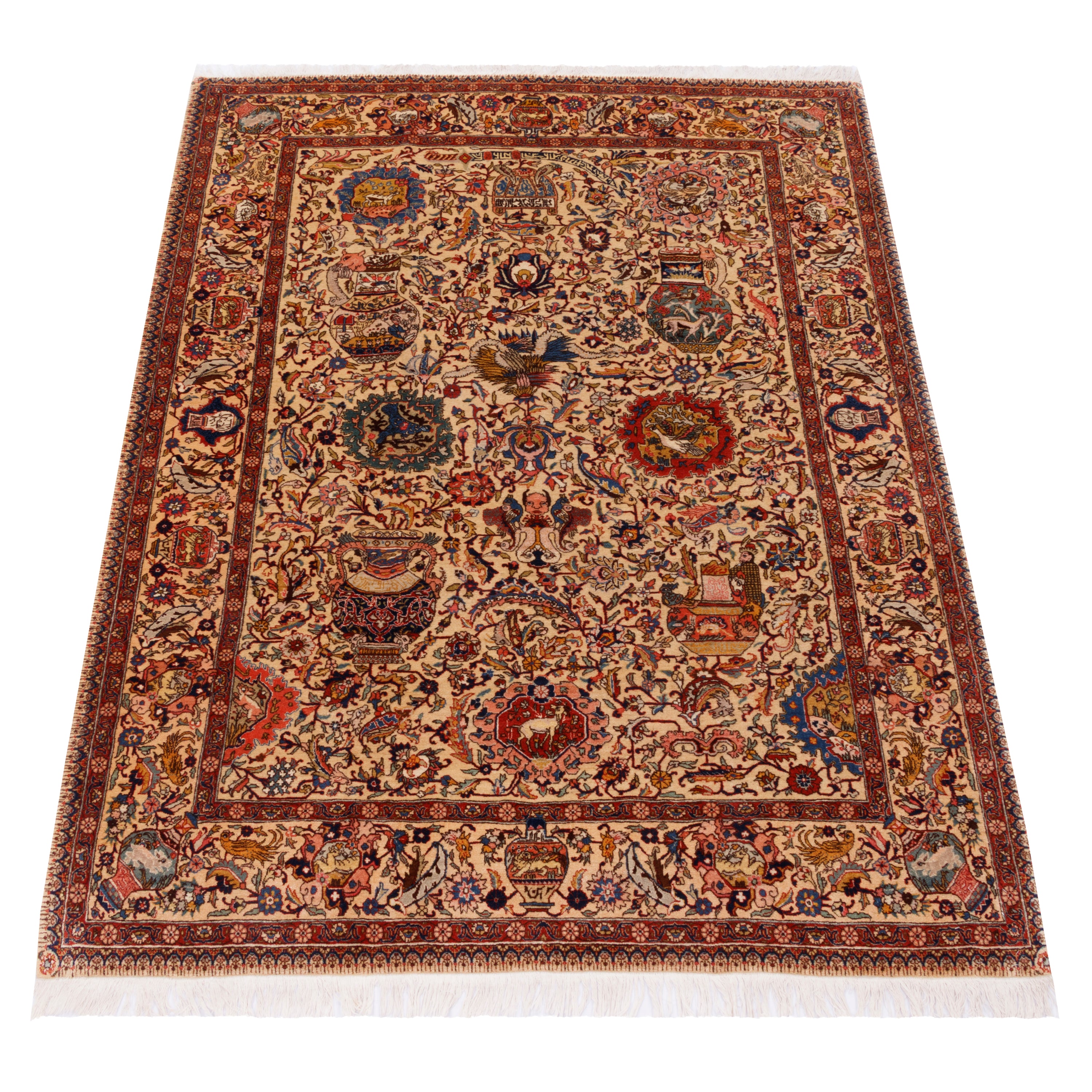 Tabriz Handmade Carpet — Sarasar | Wool / Cotton Warp | 135 × 185 cm | SKU 10200049