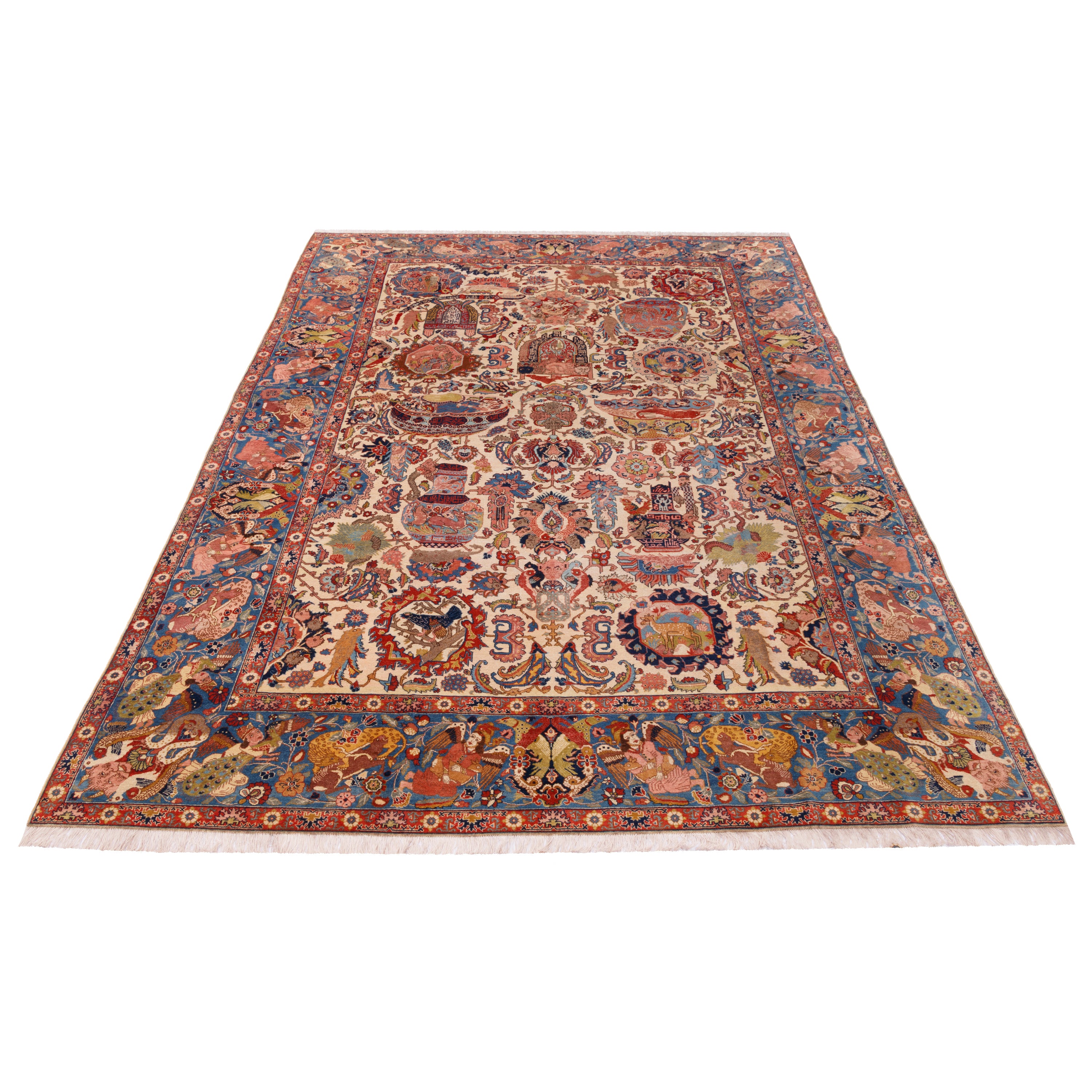 Tabriz Handmade Carpet — Sarasar | Wool / Cotton Warp | 252 × 365 cm | SKU 10900096