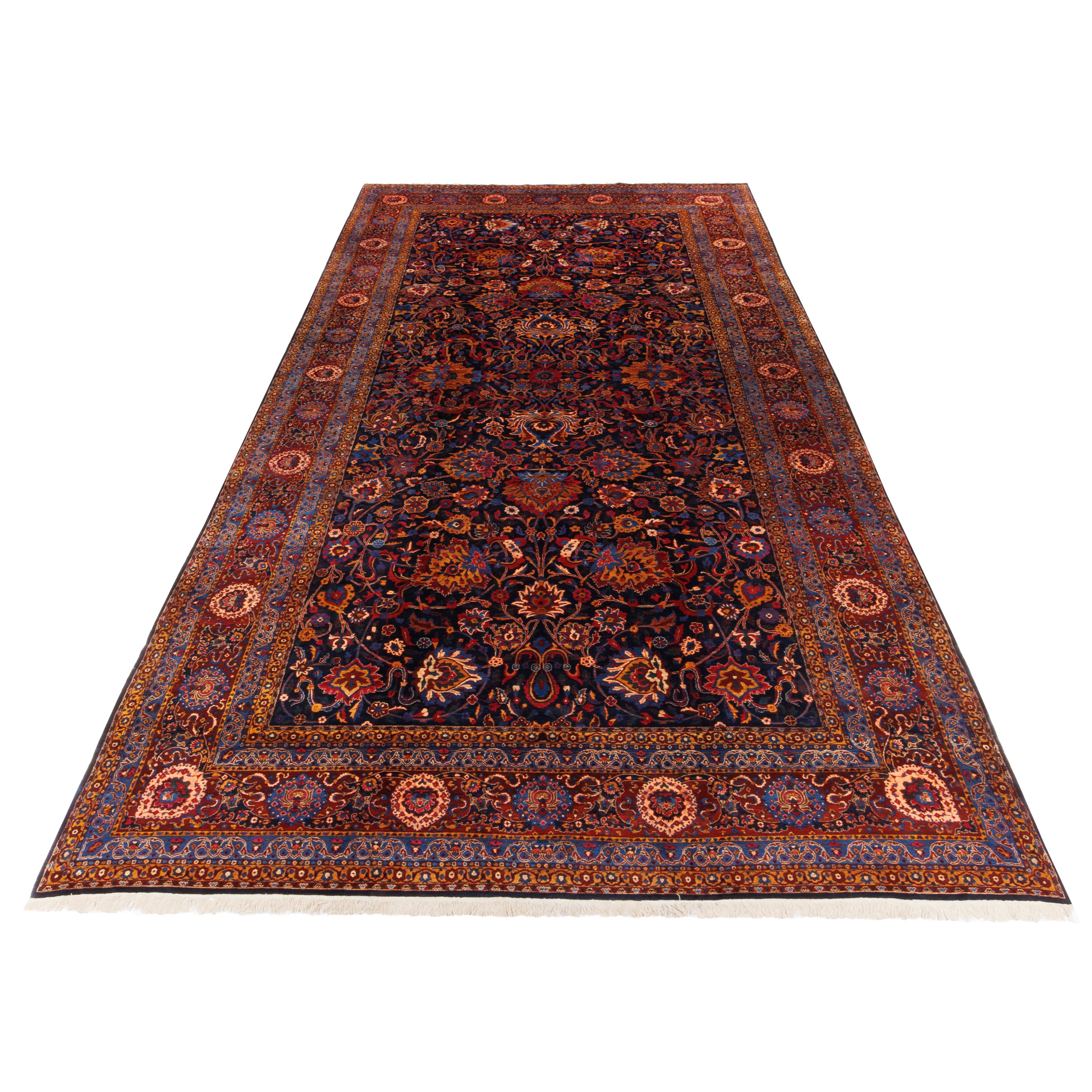 Kashan Handmade Carpet — Afshan | Wool / Cotton Warp | 326 × 620 cm | SKU 12000624