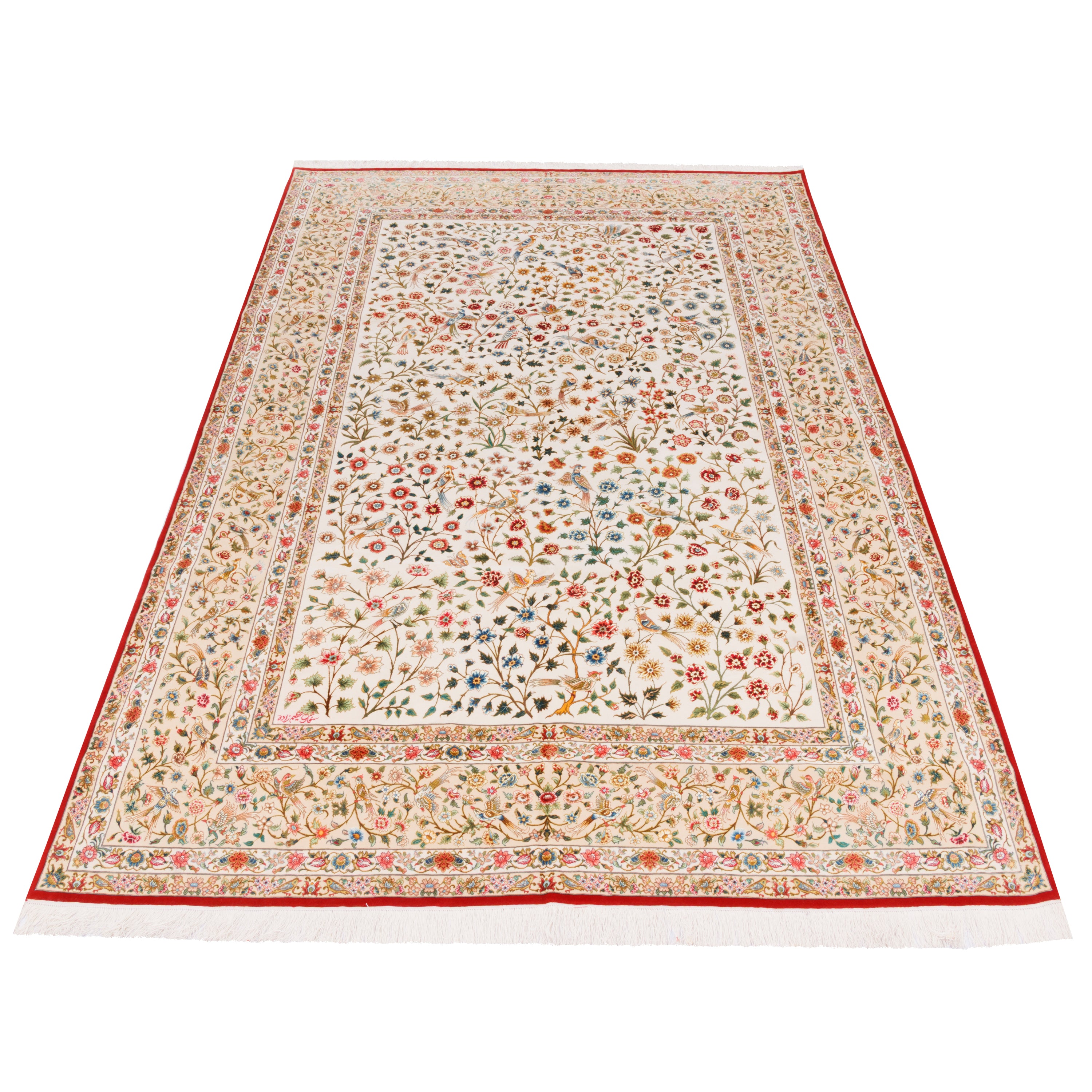 Tabriz Handmade Carpet — Sarasar | Silk Pile / Silk Warp | 200 × 304 cm | SKU 10600110