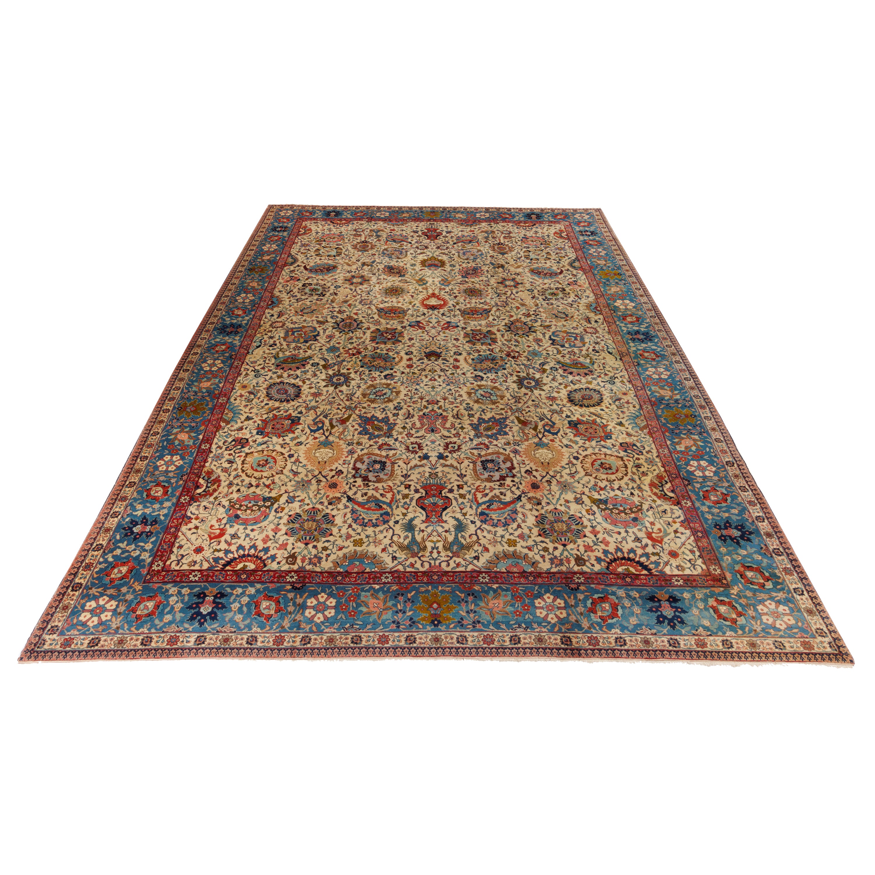 Tabriz Handmade Carpet — Sarasar | Wool / Cotton Warp | 387 × 570 cm | SKU 12200682