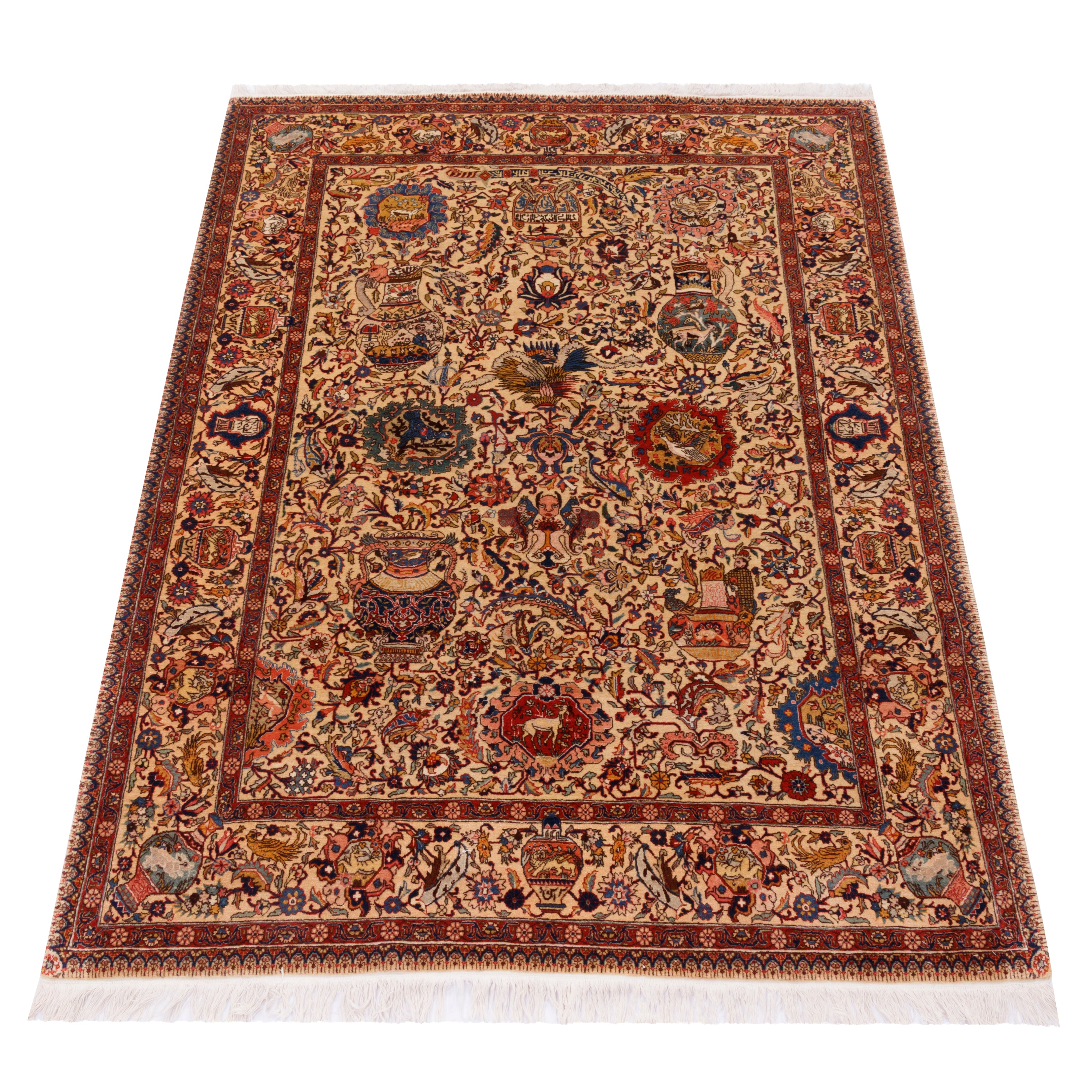 Tabriz Handmade Carpet — Sarasar | Wool / Cotton Warp | 135 × 185 cm | SKU 10200055
