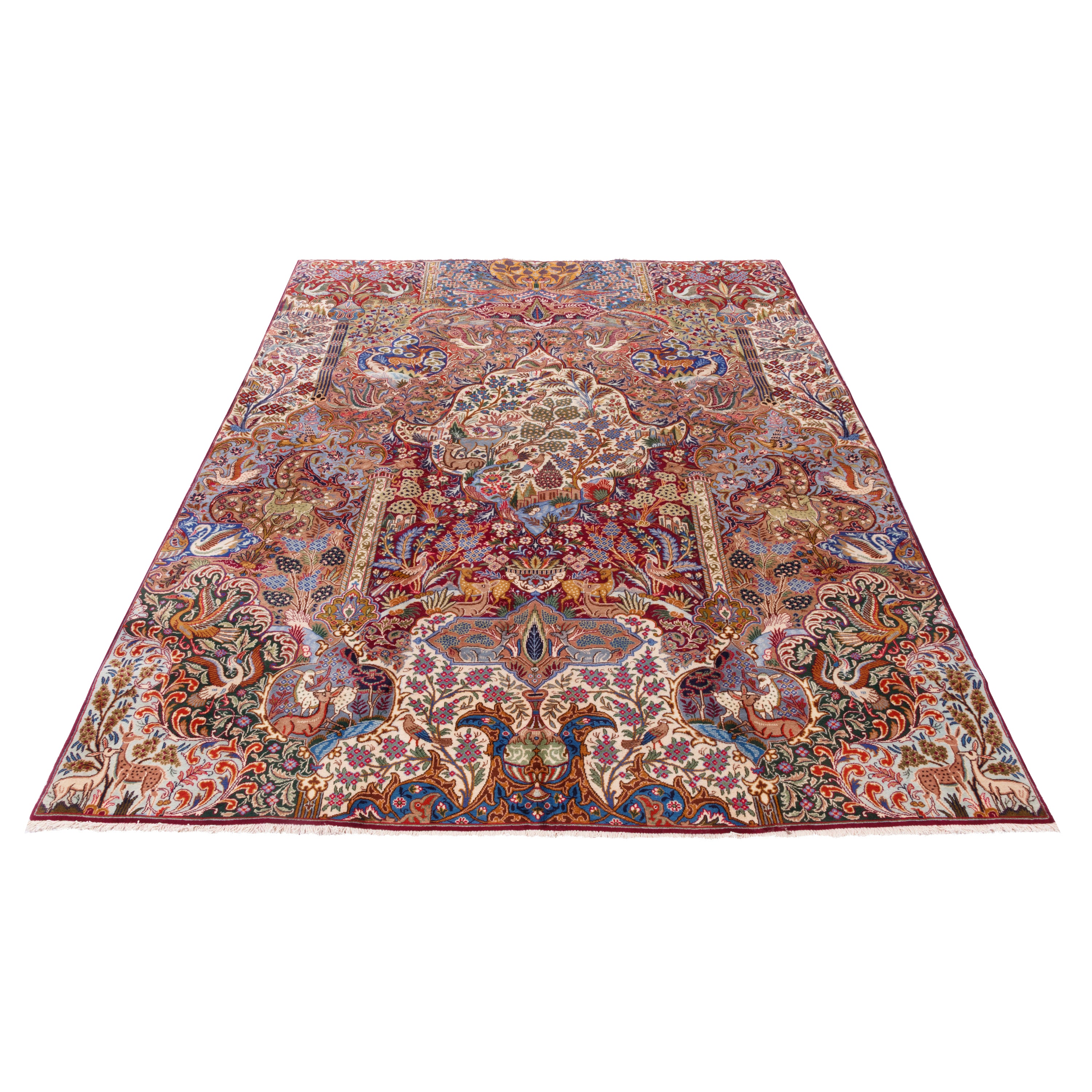 Kashmar Handmade Carpet — Toranj-dar | Wool / Cotton Warp | 290 × 383 cm | SKU 11100138