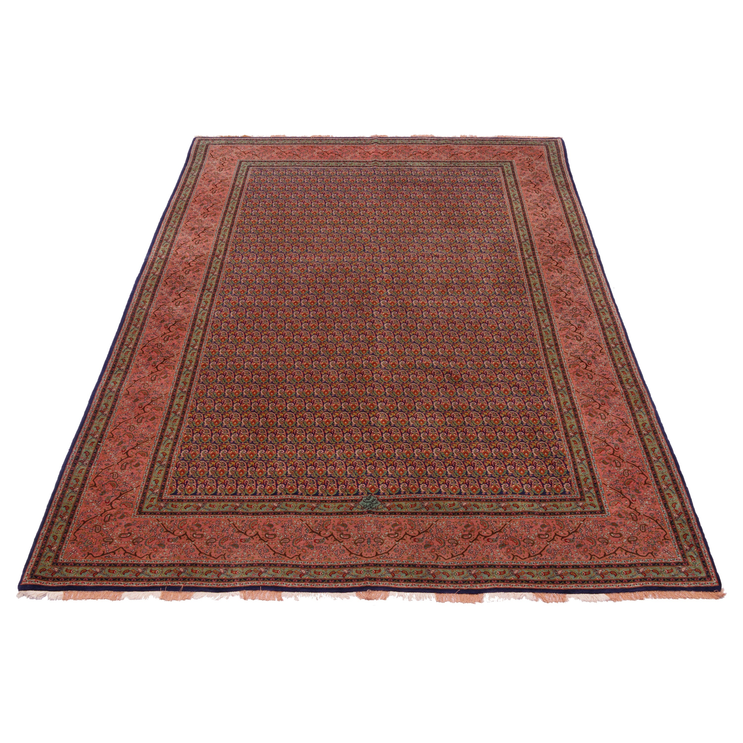 Tabriz Handmade Carpet — Sarasar | Wool / Silk Warp | 200 × 295 cm | SKU 10500086