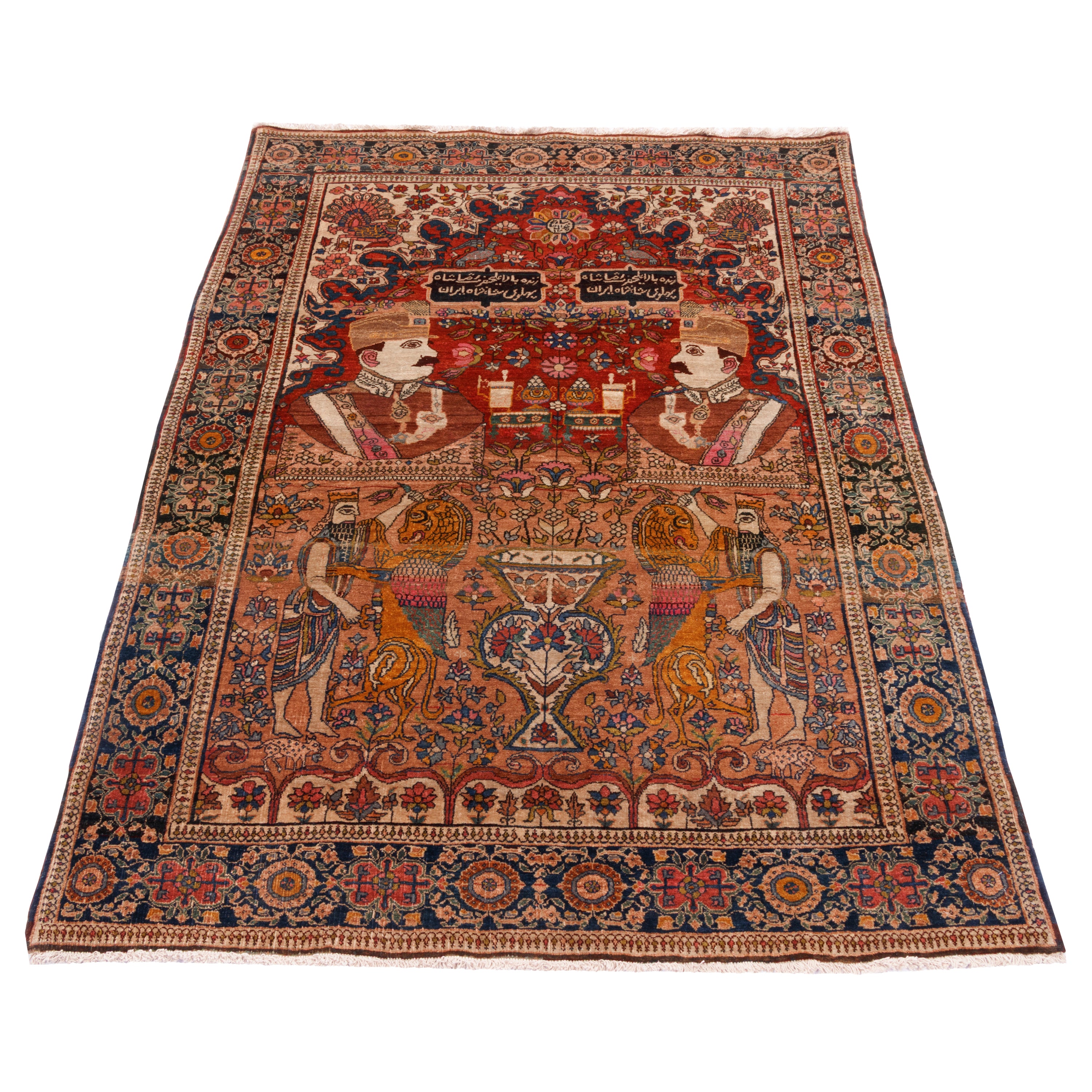 Farahan Handmade Carpet — Goldani | Wool / Cotton Warp | 135 × 184 cm | SKU 10200026