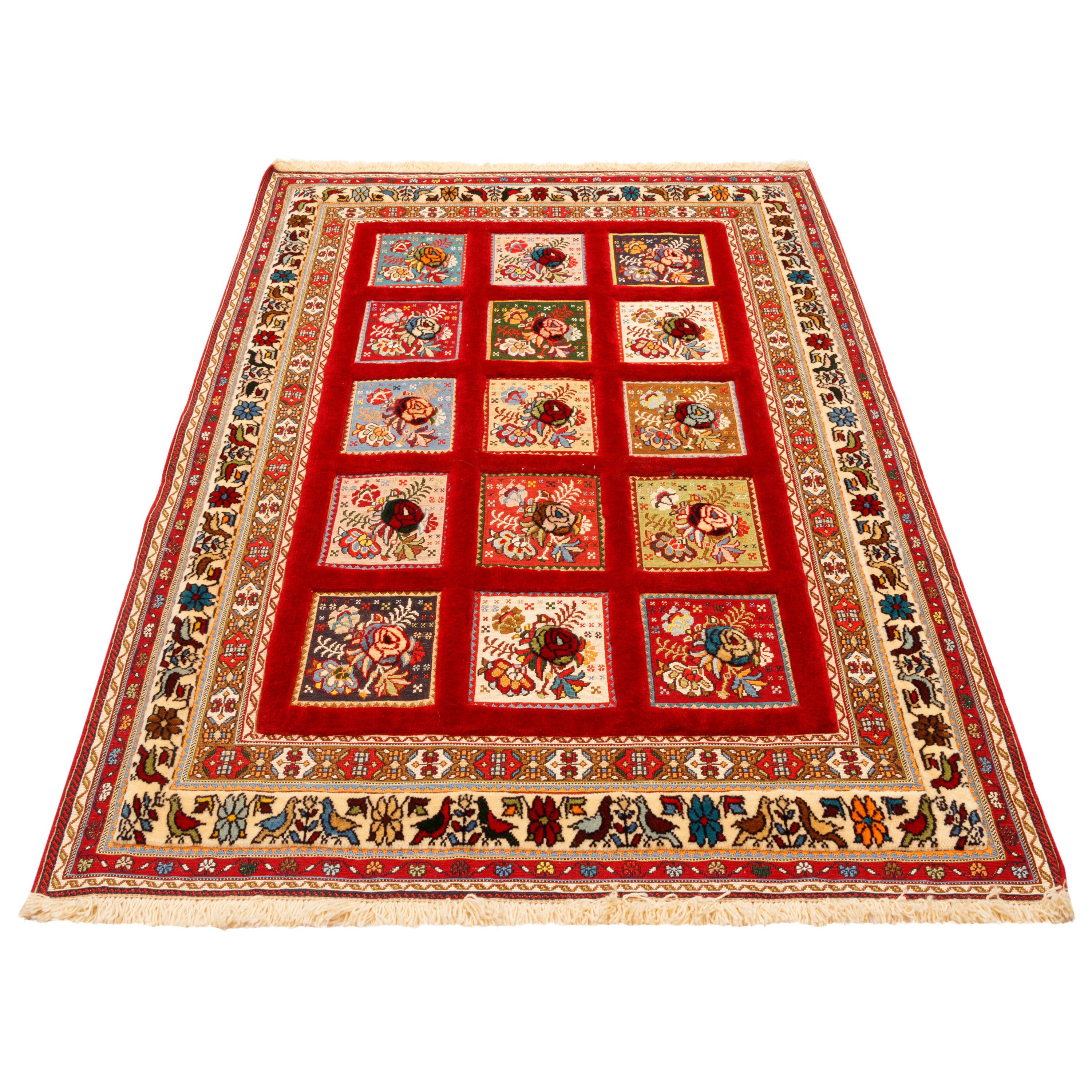 Sirjan Handmade Kilim Carpet — Kheshti | Full Wool | 110 × 160 cm | SKU 40100277