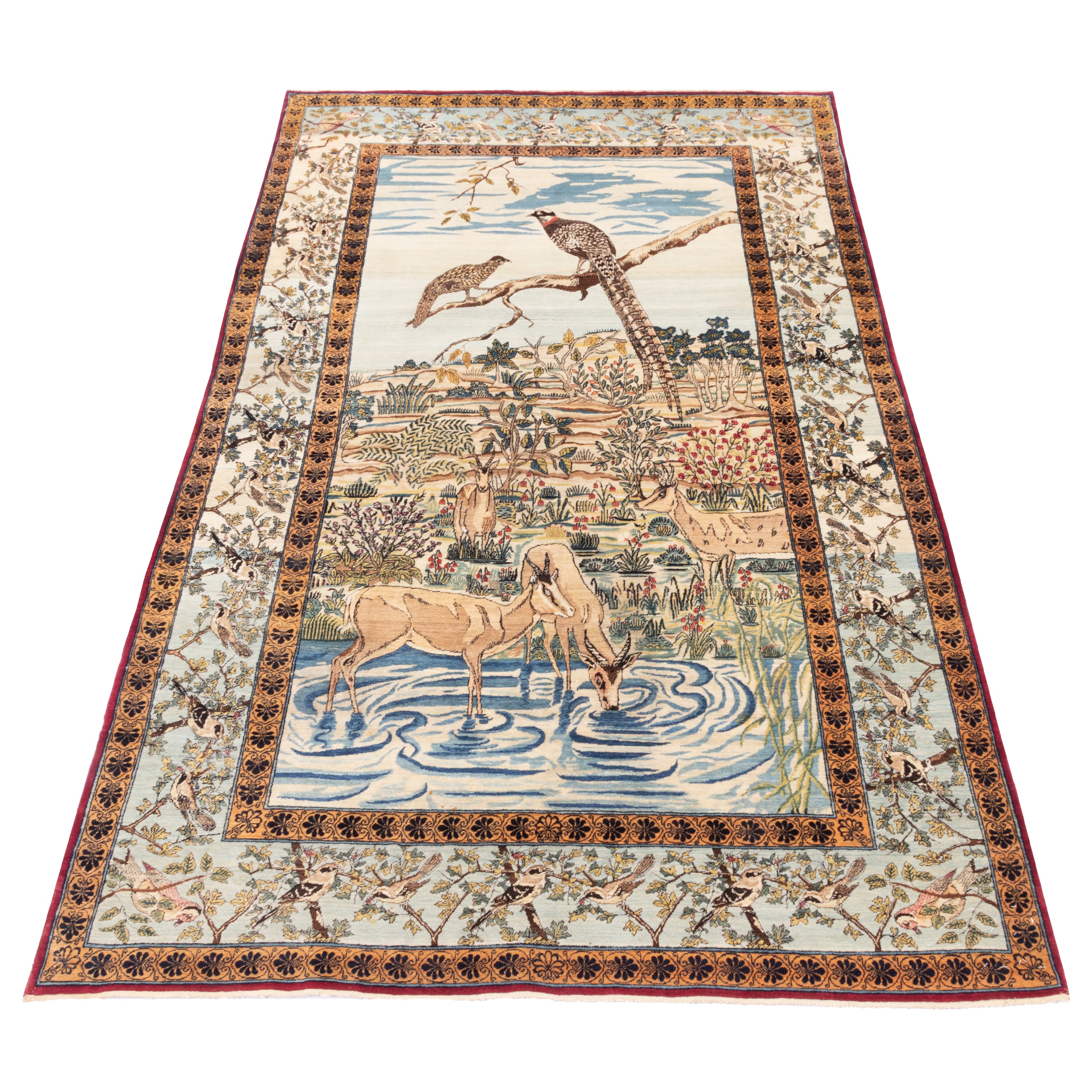 Tehran Handmade Carpet — Sarasar | Wool / Cotton Warp | 130 × 210 cm | SKU 10200007
