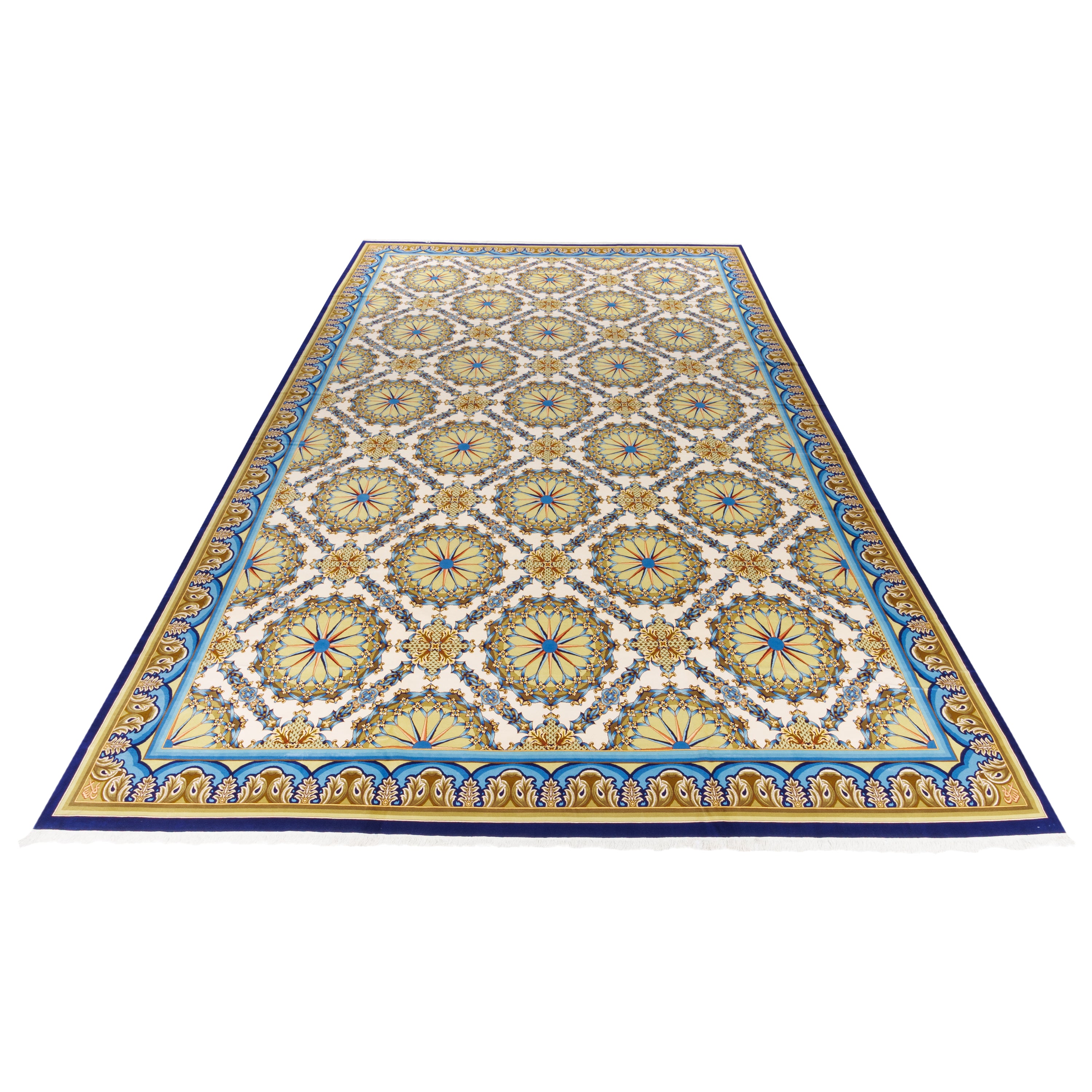 Tabriz Handmade Carpet — Bandi | Wool / Silk Warp | 450 × 700 cm | SKU 13100751