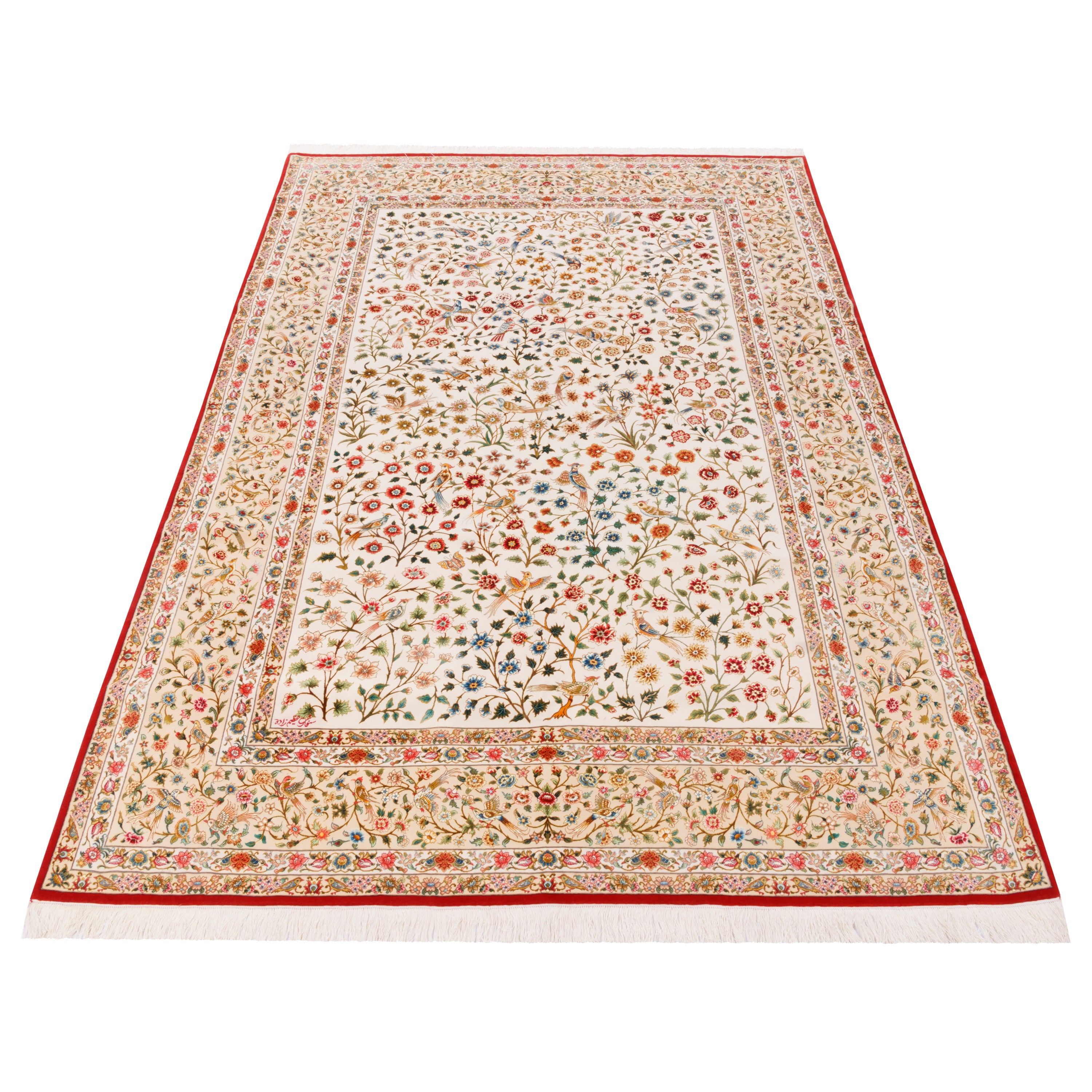 Tabriz Handmade Carpet — Sarasar | Silk Pile / Silk Warp | 200 × 300 cm | SKU 10600111