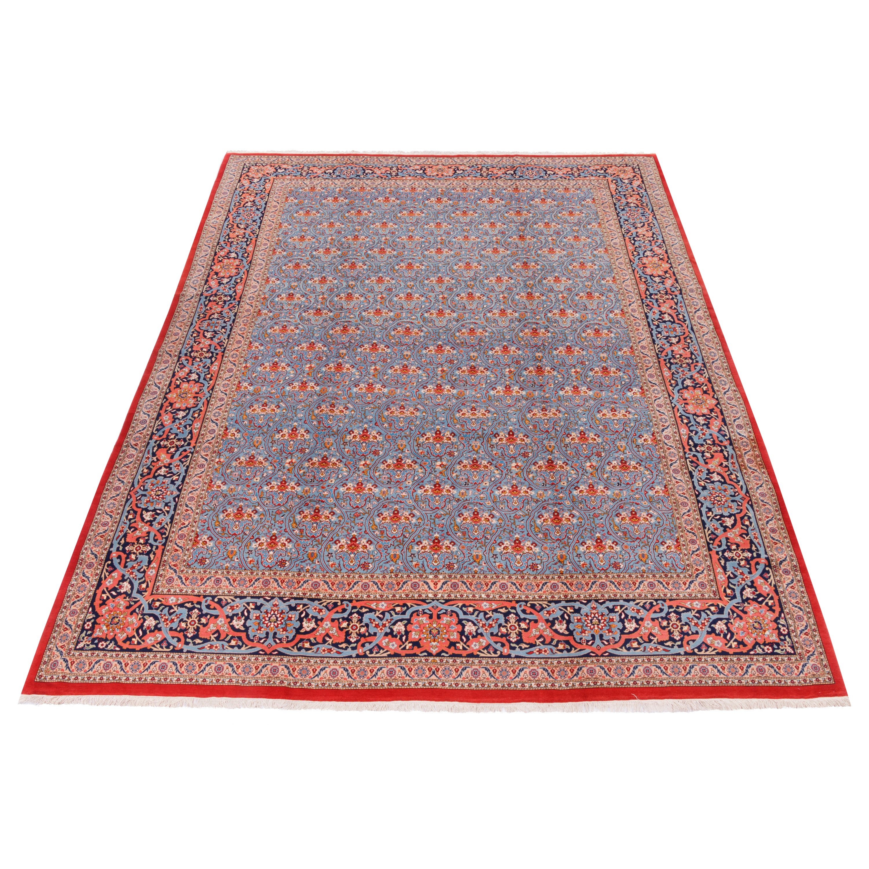 Tehran Handmade Carpet — Sarasar | Wool / Cotton Warp | 270 × 390 cm | SKU 11000123