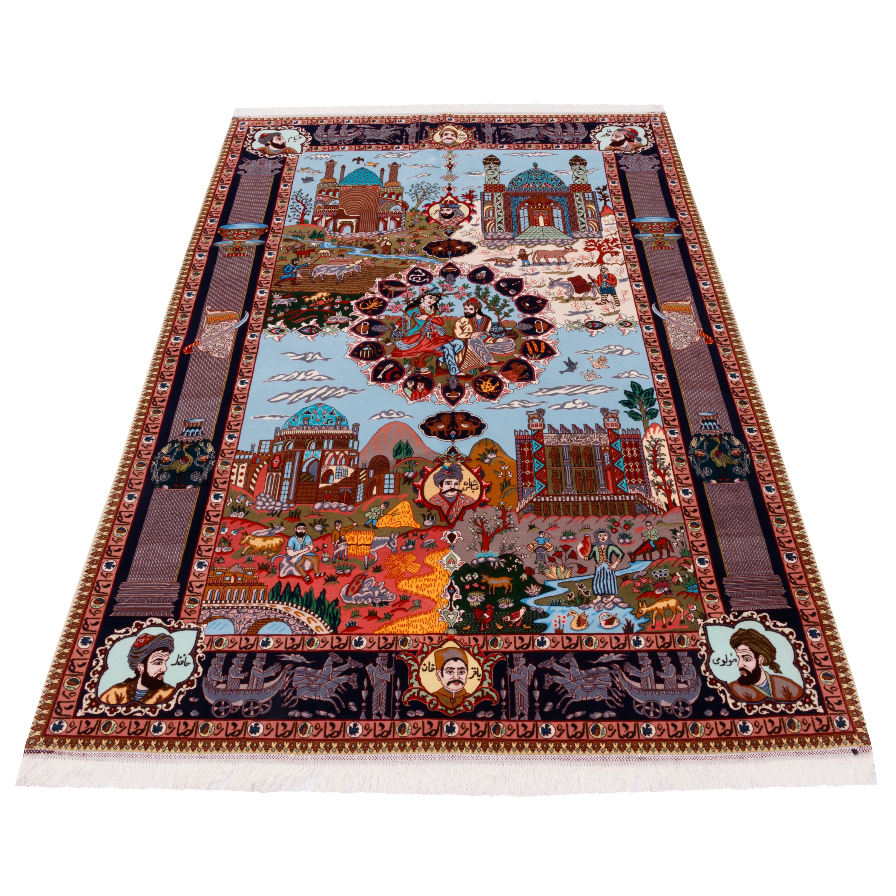 Tabriz Handmade Carpet — Sarasar | Wool / Cotton Warp | 185 × 290 cm | SKU 10500087