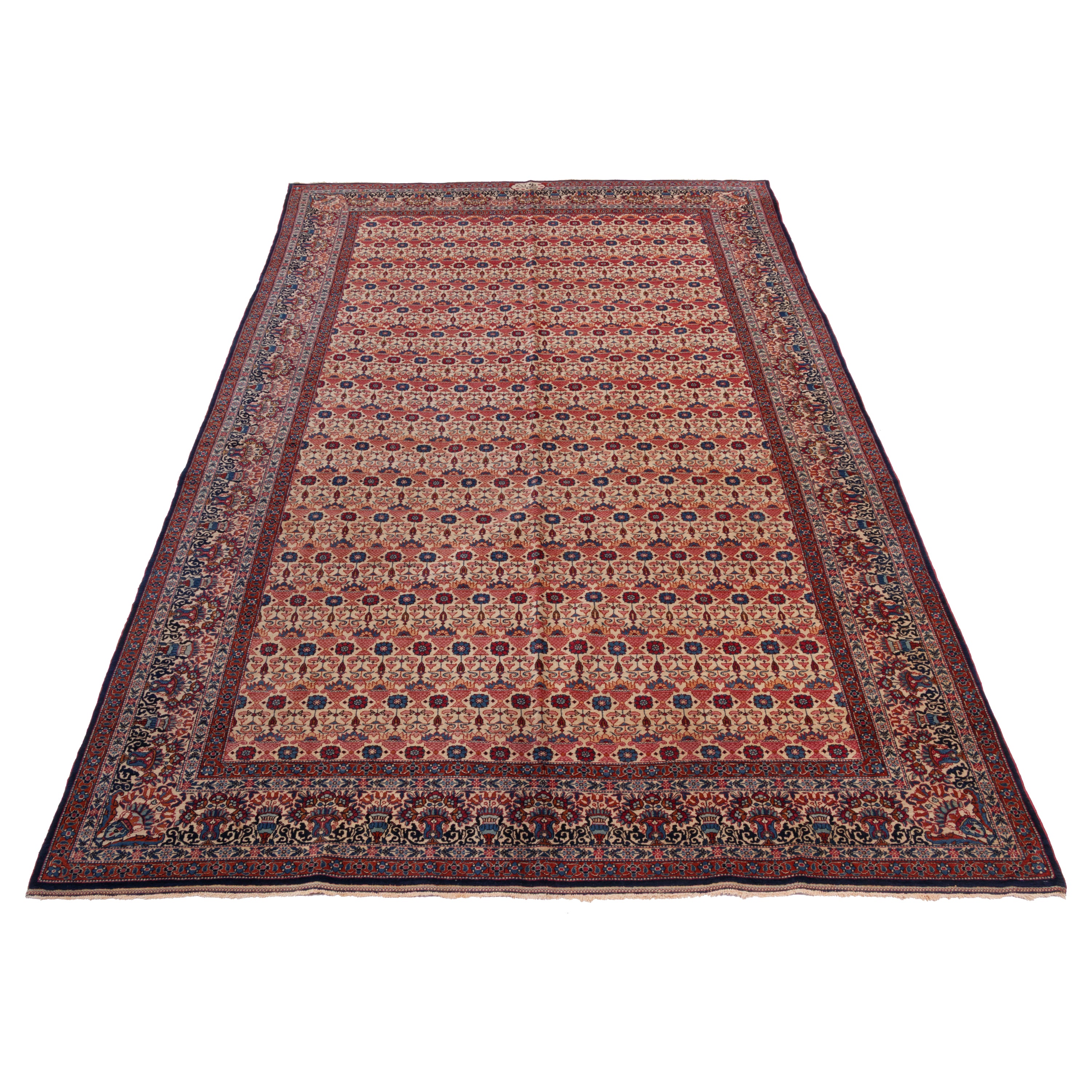 Qazvin Handmade Carpet — Sarasar | Wool / Cotton Warp | 209 × 337 cm | SKU 10700092