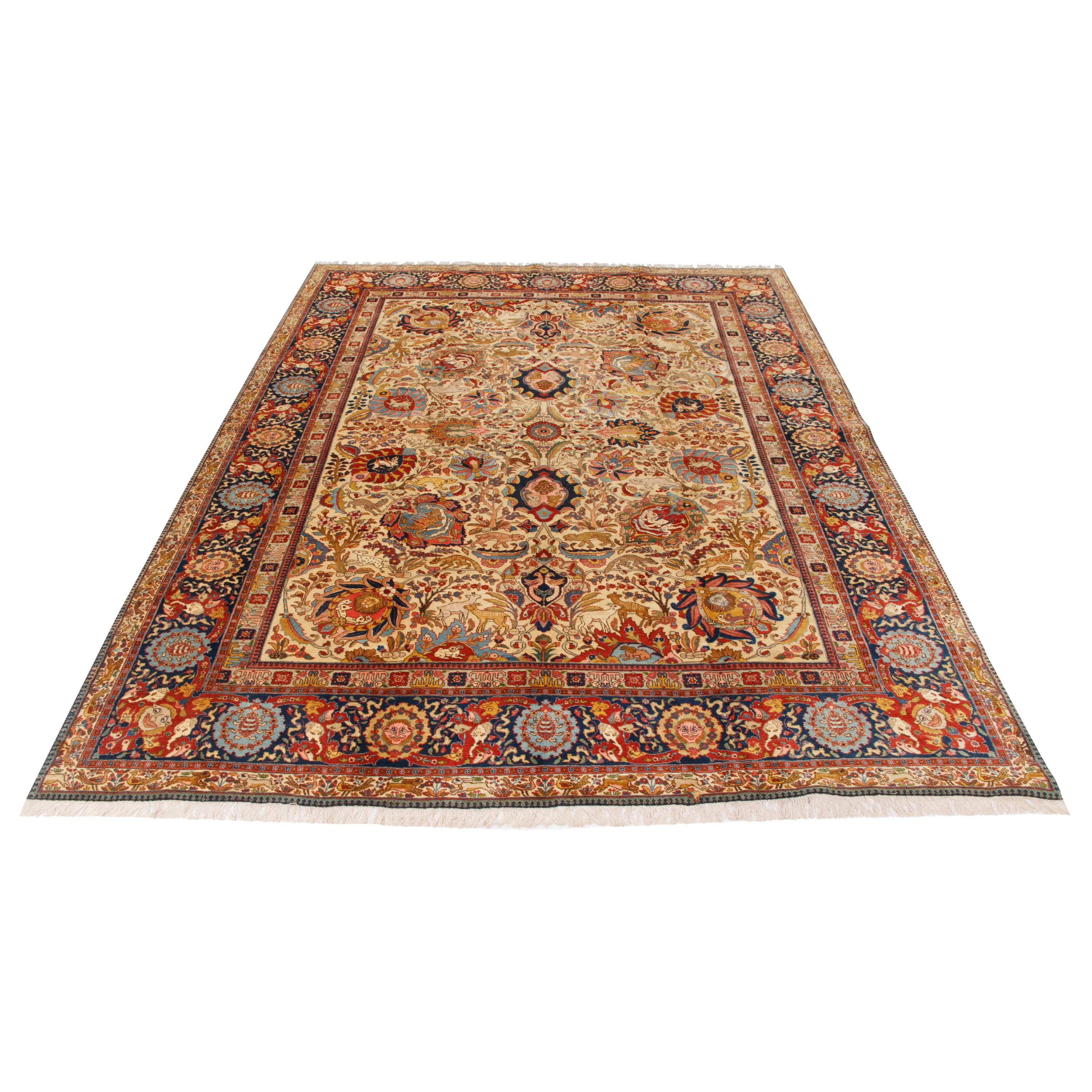 Tabriz Handmade Carpet — Afshan | Wool / Cotton Warp | 280 × 350 cm | SKU 10900133