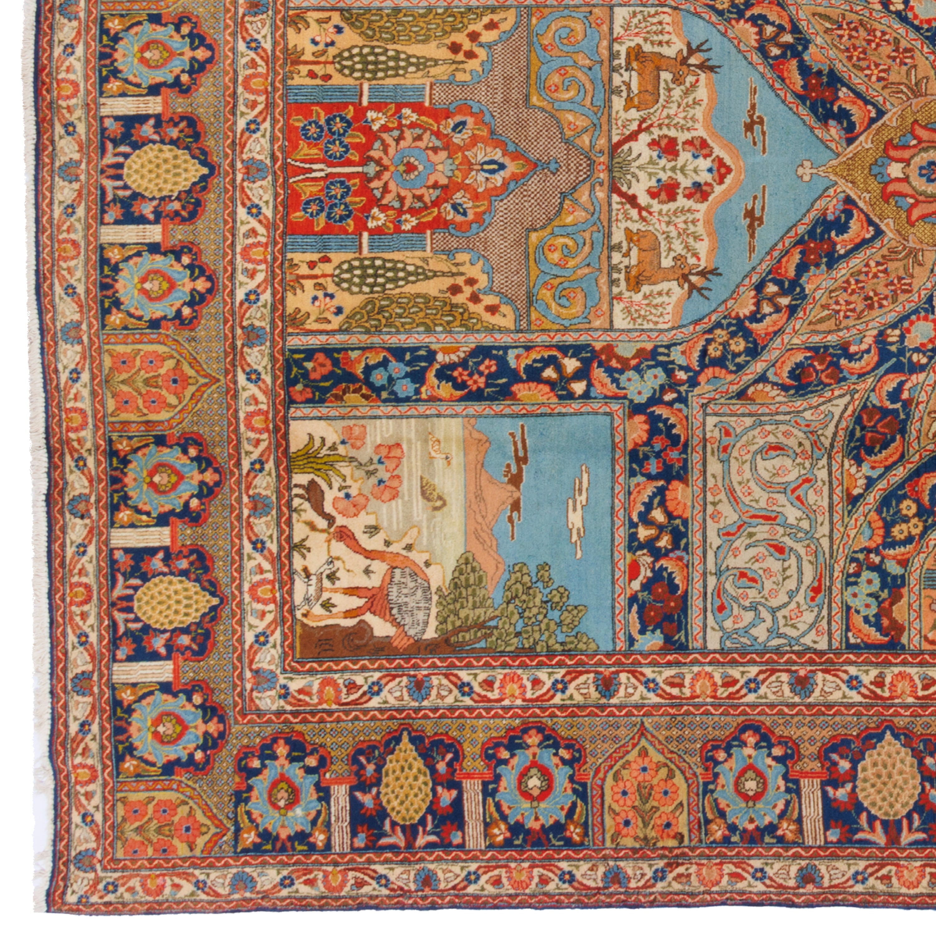 Tabriz Handmade Carpet — Toranj-dar | Wool / Cotton Warp | 280 × 390 cm | SKU 11000117