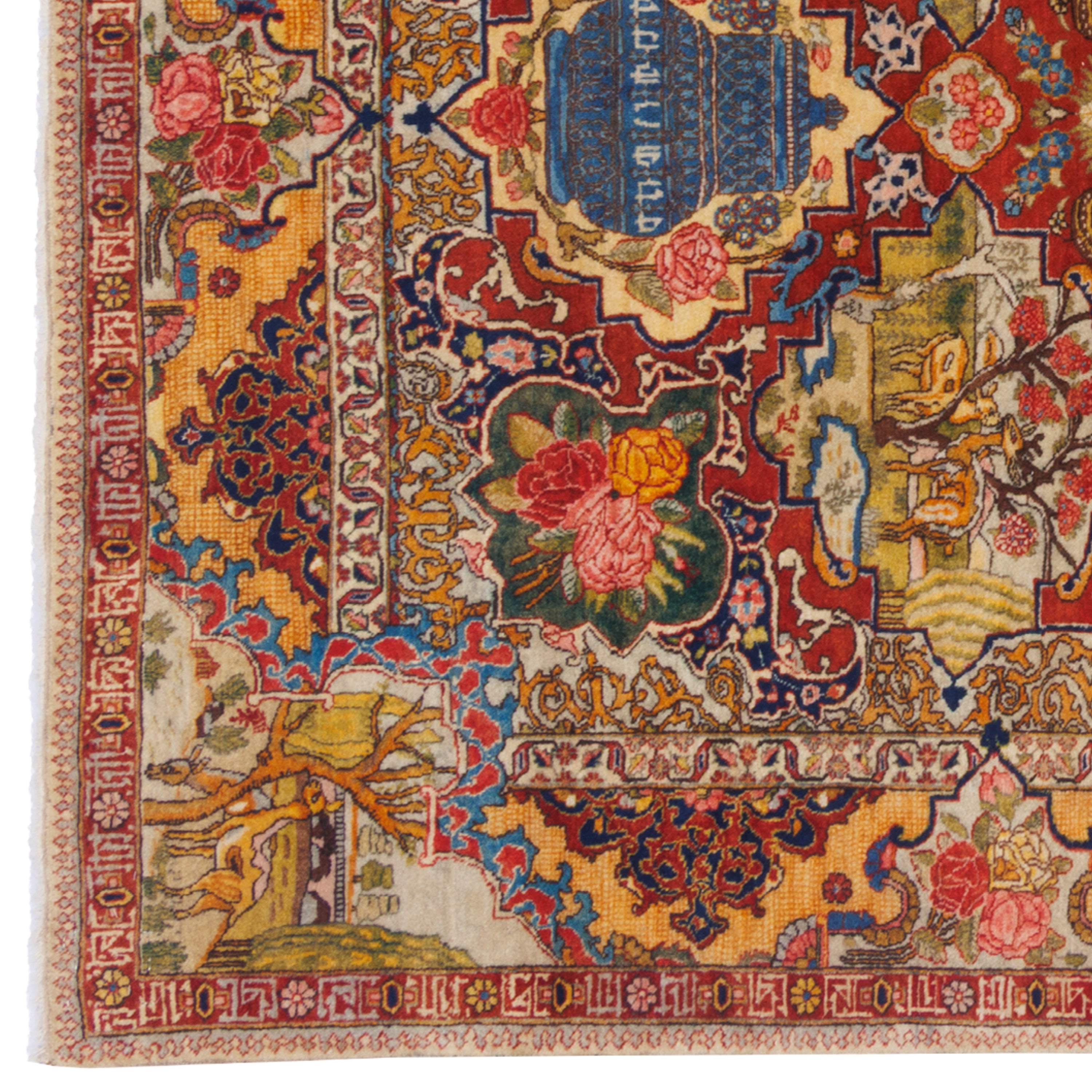 Tabriz Handmade Carpet — Toranj-dar | Wool / Cotton Warp | 140 × 210 cm | SKU 10200030