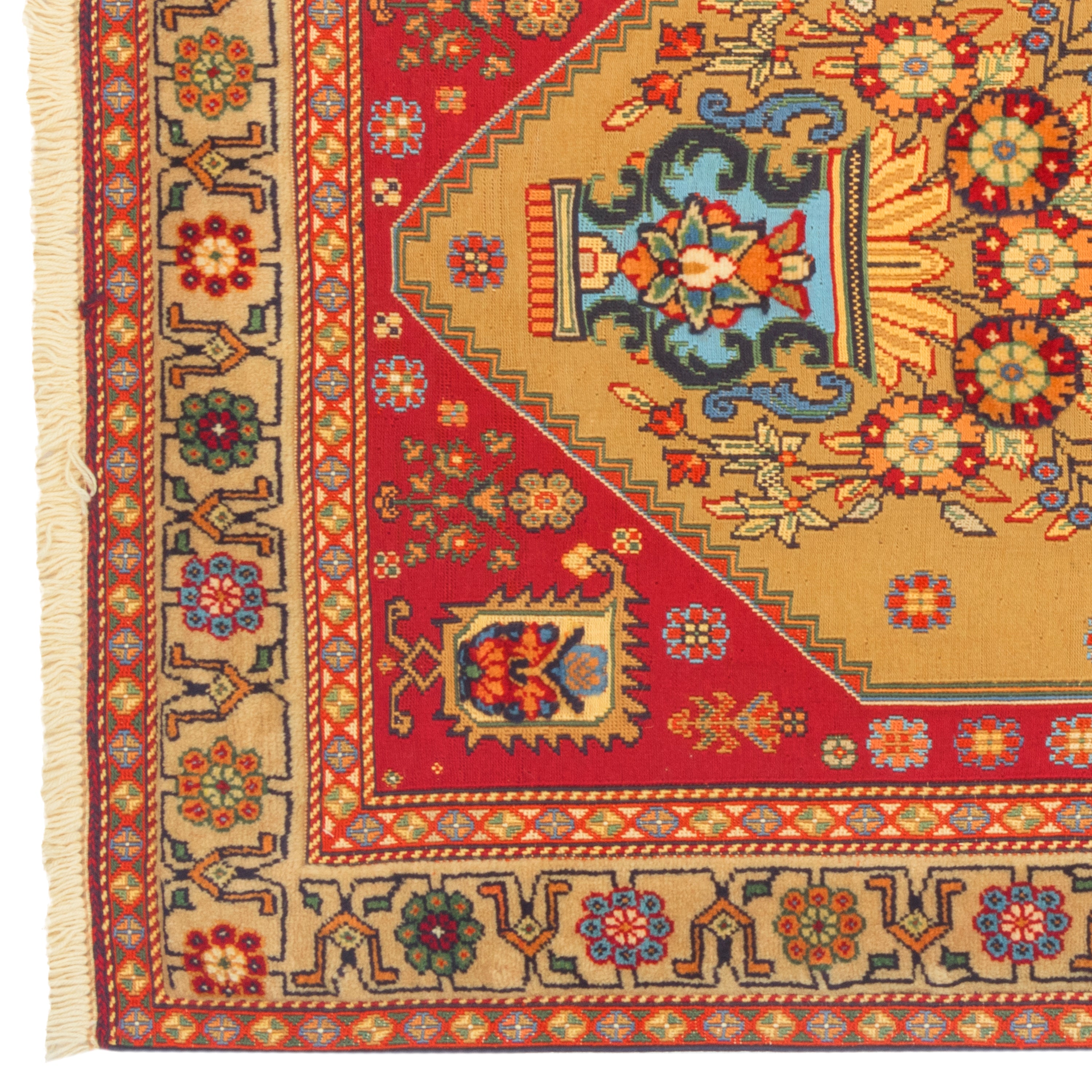 Sirjan Handmade Kilim Carpet — Goldani | Full Wool | 86 × 142 cm | SKU 40100278